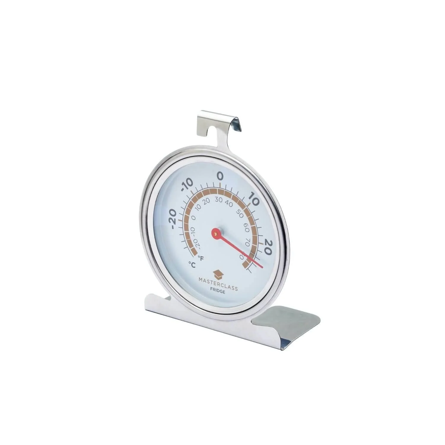 MasterClass Stainless Steel Fridge & Freezer Thermometer - Large