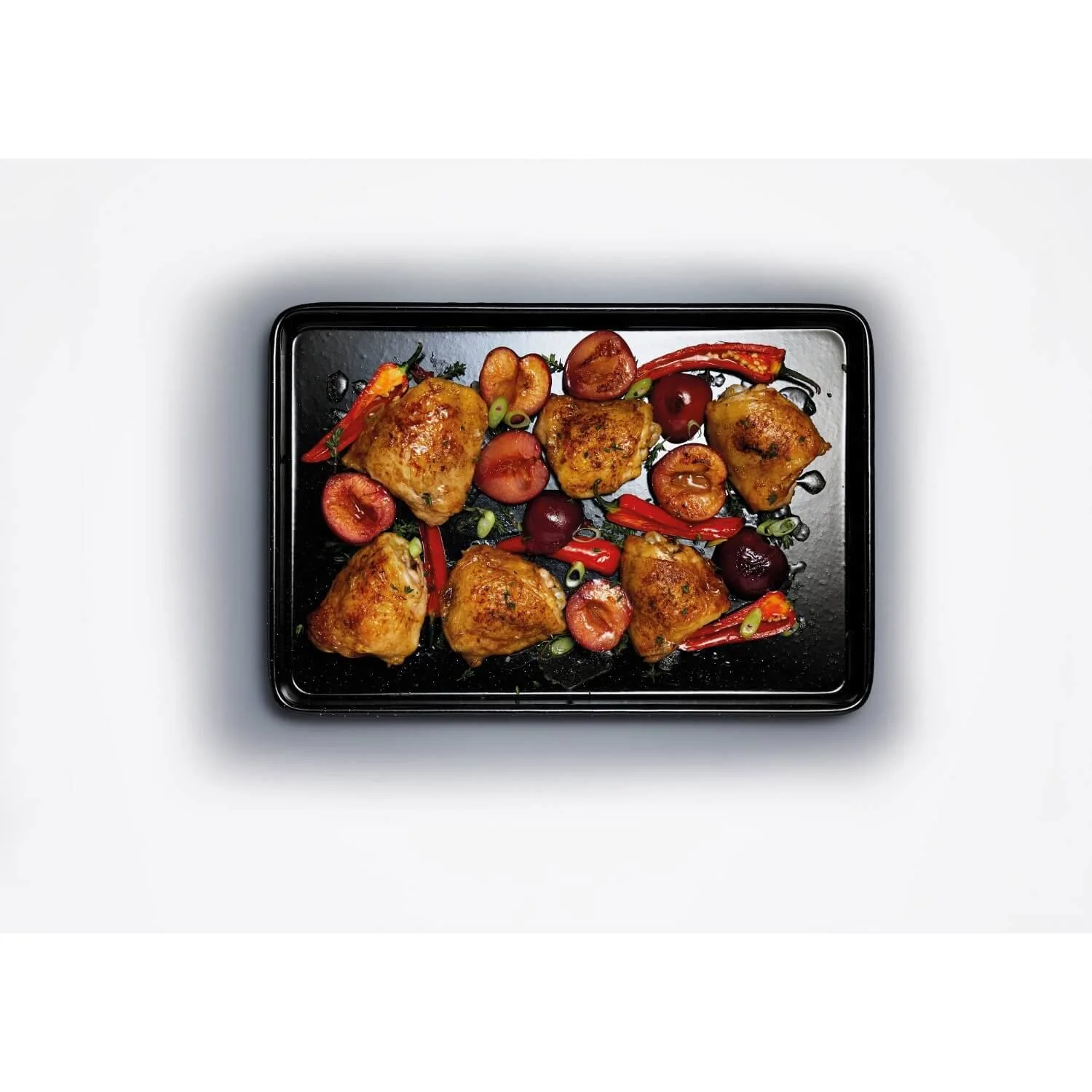 MasterClass Professional Vitreous Enamel Baking Tray - 39cm - Image 2
