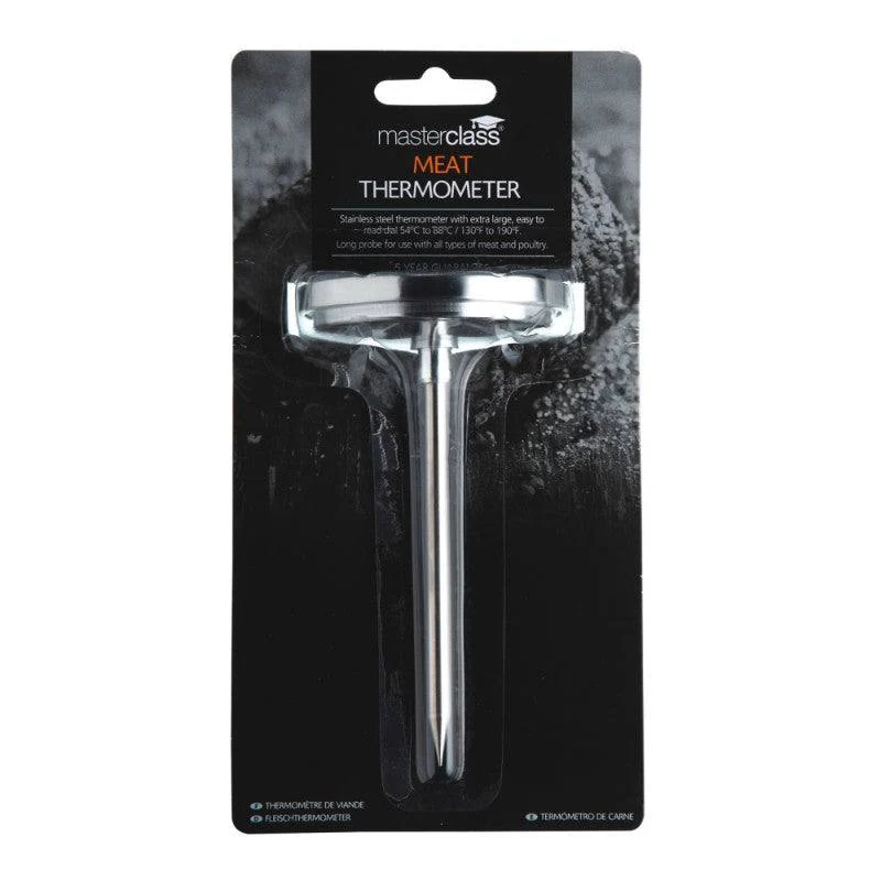Masterclass Stainless Steel Meat Thermometer - Large - Image 3