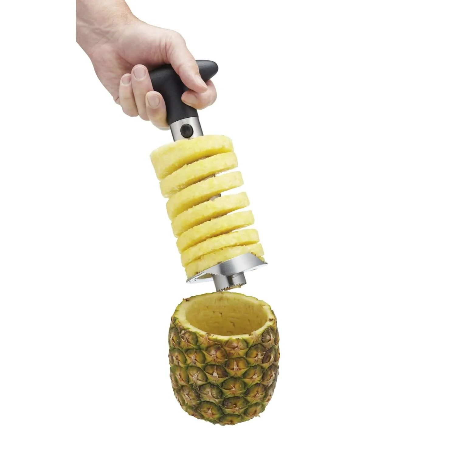 MasterClass Stainless Steel Pineapple Corer & Slicer - Image 2