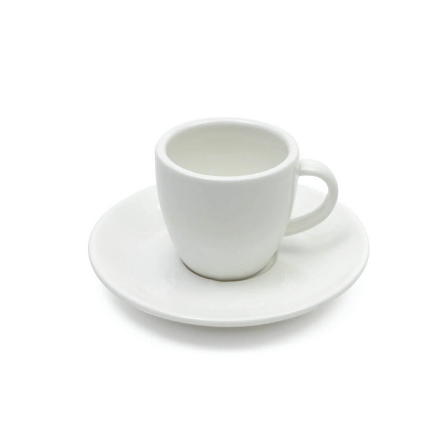 Maxwell & Williams White Basics Round Demi Cup & Saucer - 100ml