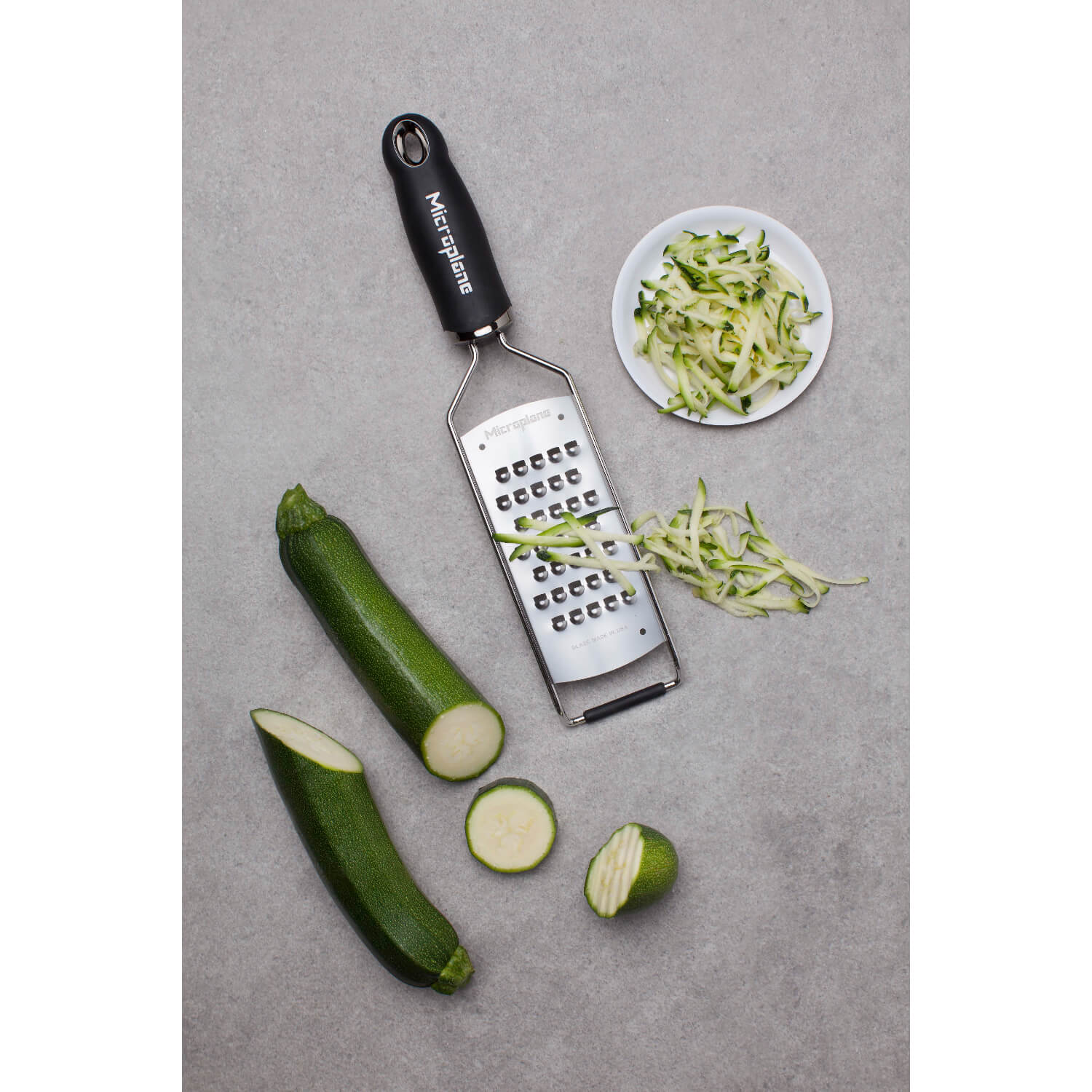 Microplane Gourmet Series Extra Coarse Grater - Black - Image 3