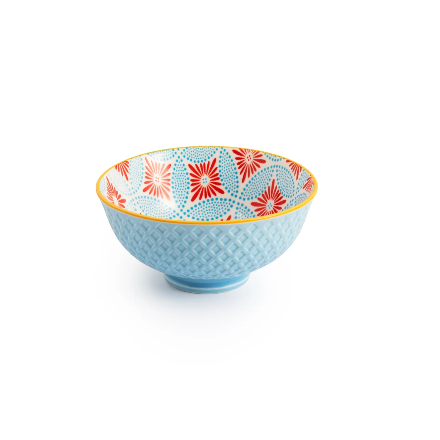 Mikasa 12cm Stoneware Nibble Bowl - Blue Mosaic