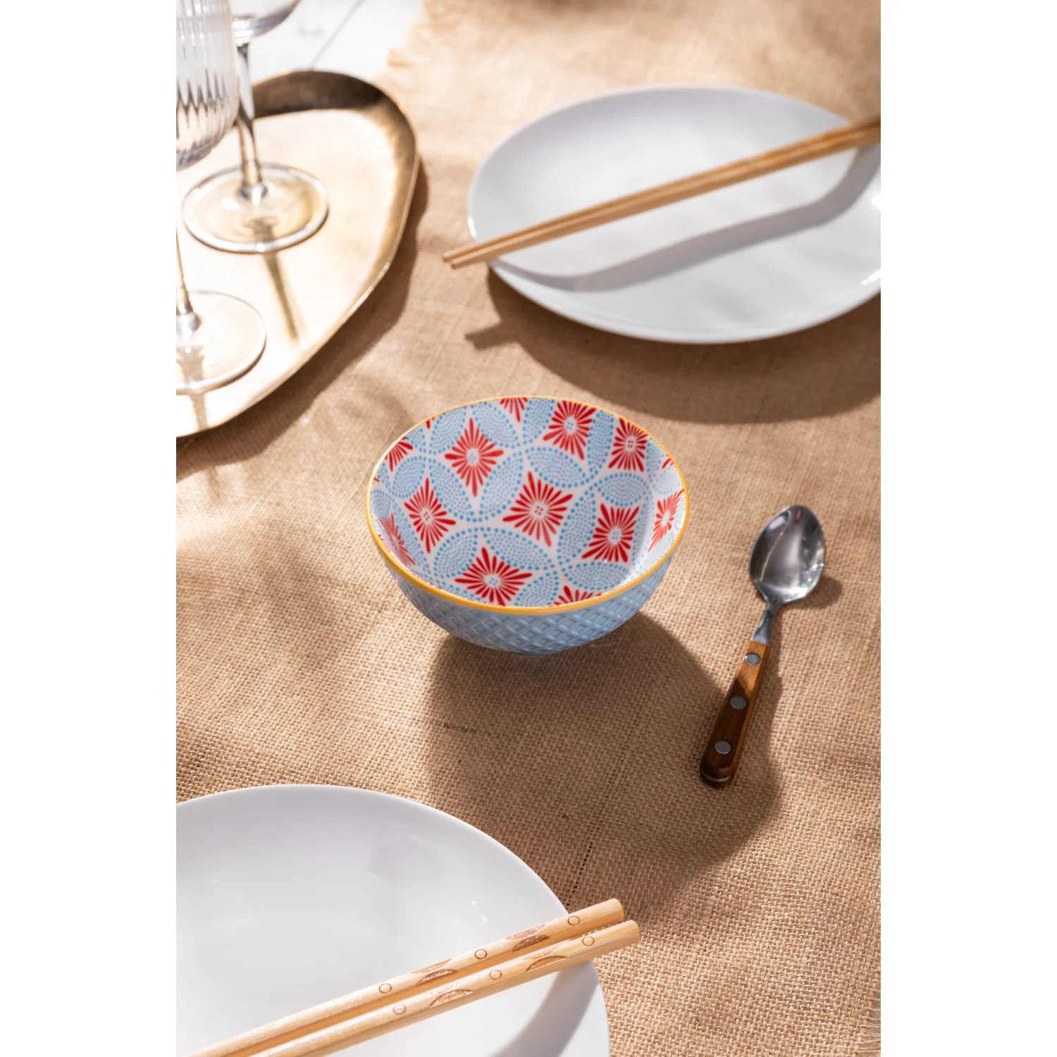Mikasa 12cm Stoneware Nibble Bowl - Blue Mosaic - Image 7