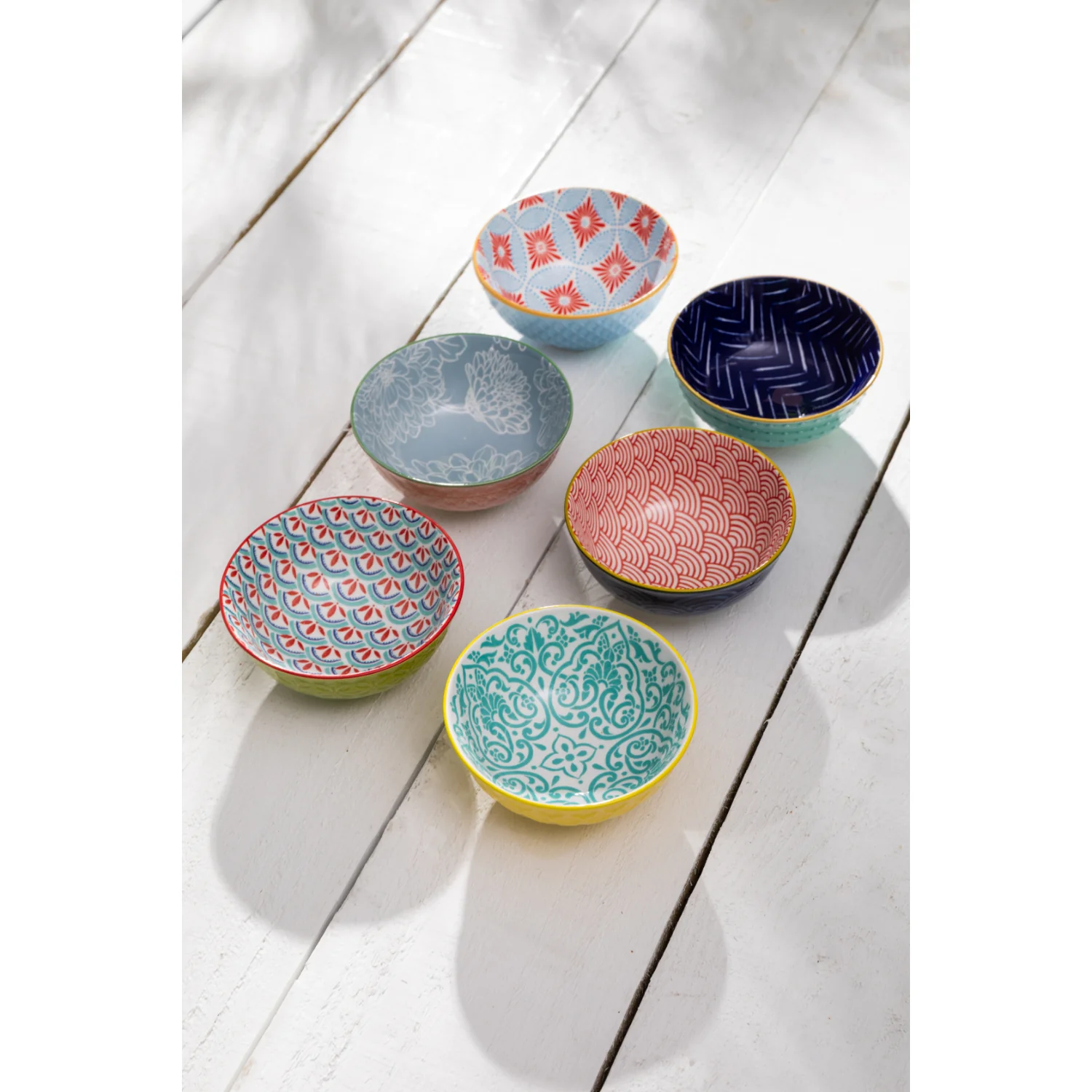 Mikasa 12cm Stoneware Nibble Bowl - Grey Floral - Image 9