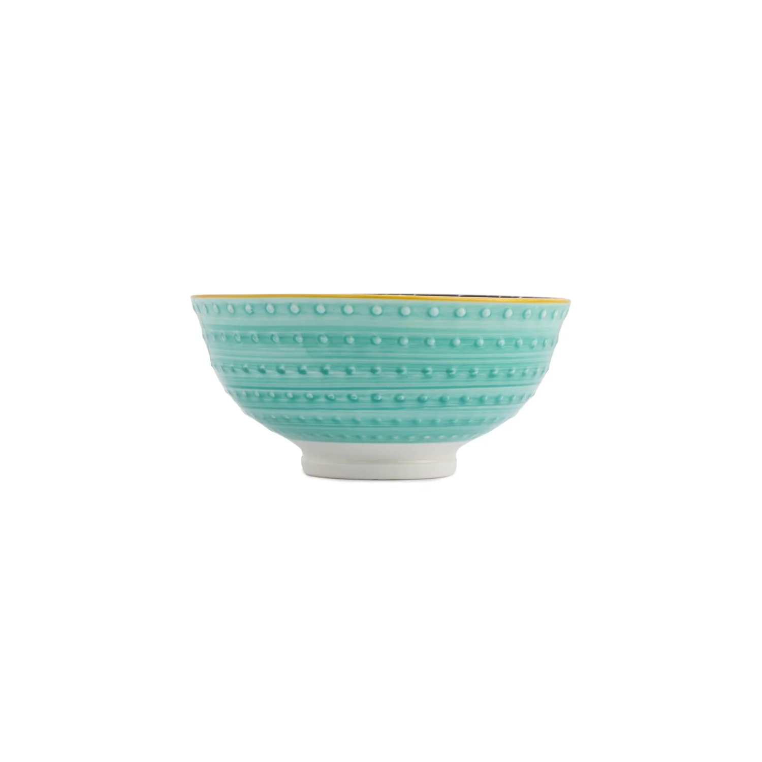 Mikasa 12cm Stoneware Nibble Bowl - Indigo Chevron - Image 2