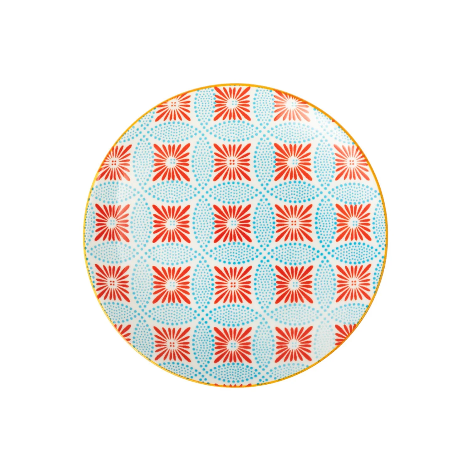 Mikasa 18cm Stoneware Small Plate - Blue Mosaic