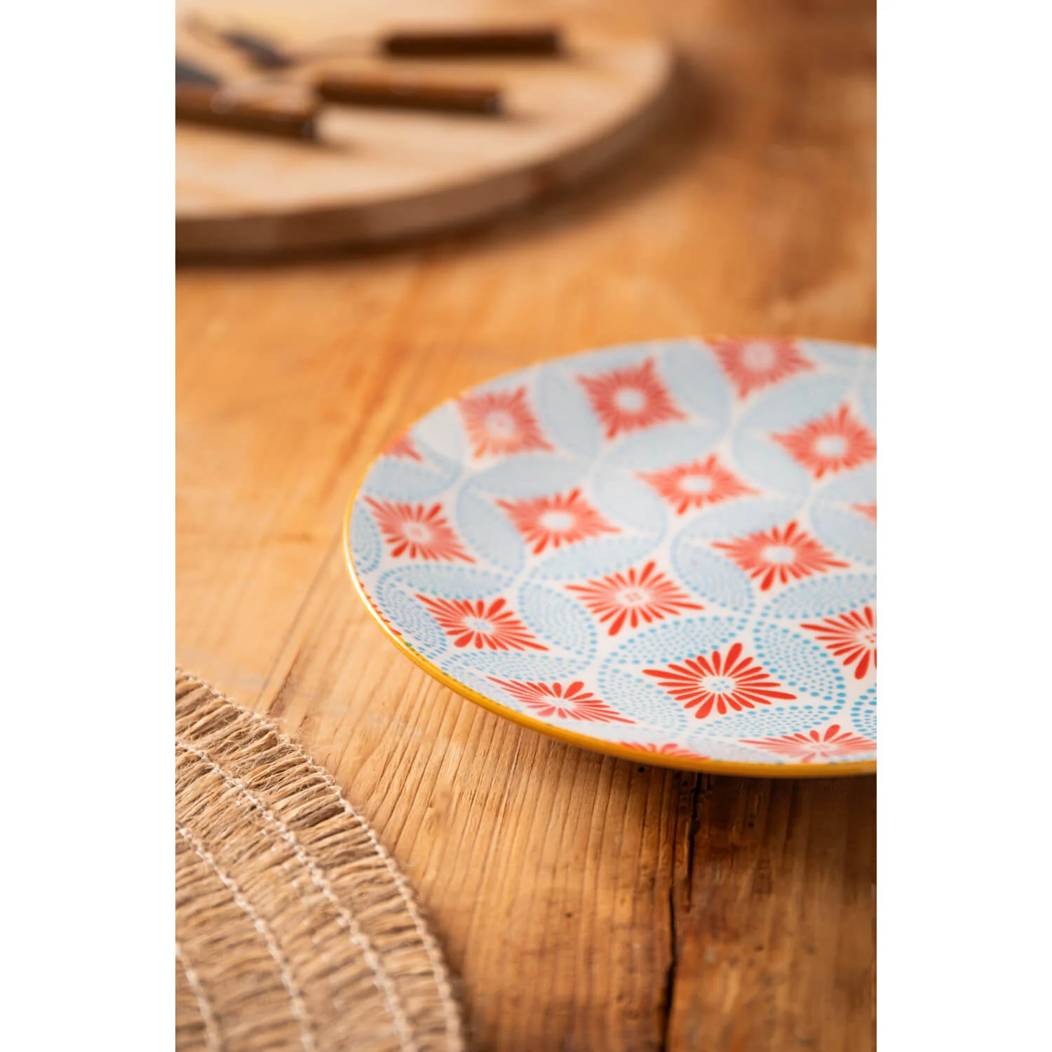 Mikasa 18cm Stoneware Small Plate - Blue Mosaic - Image 8