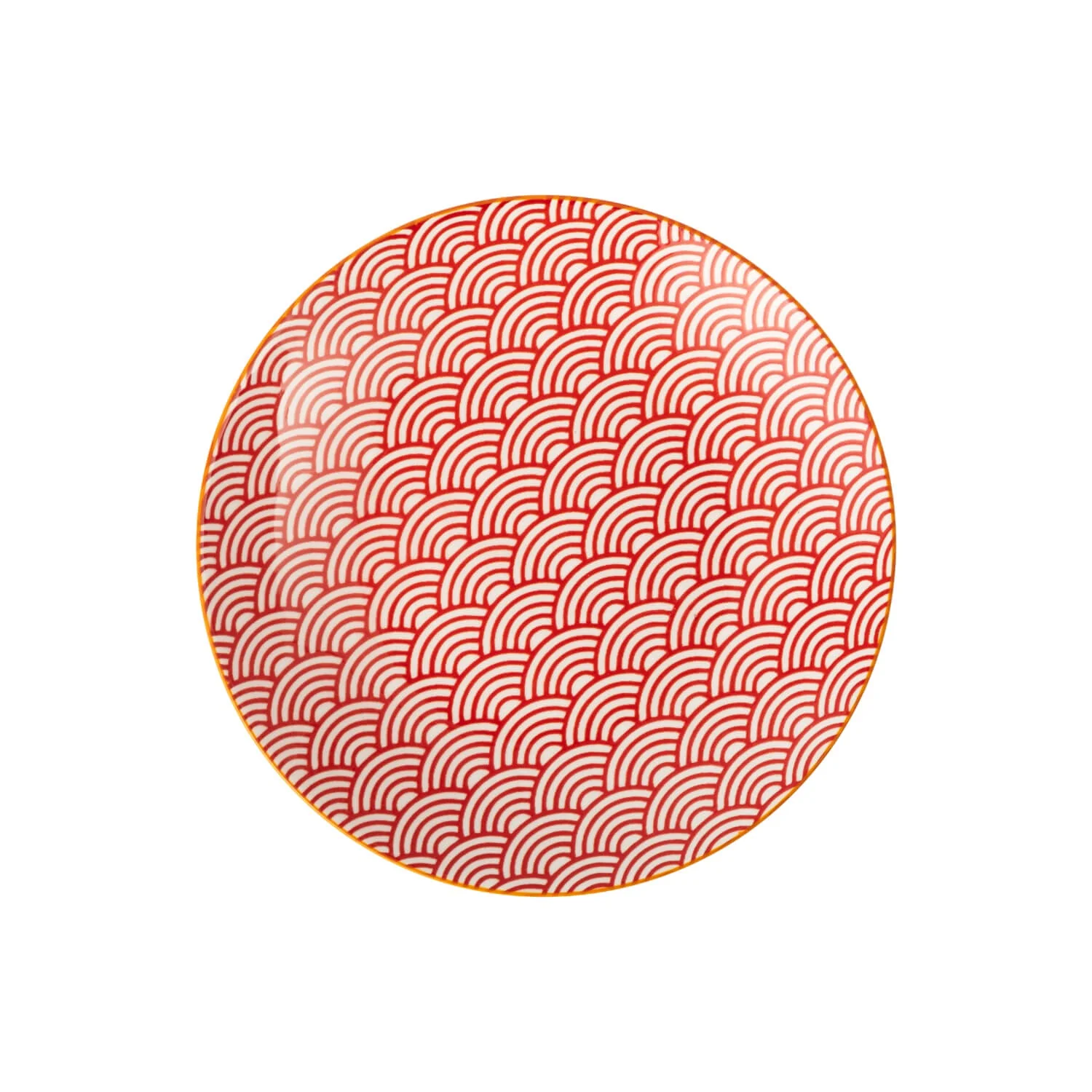 Mikasa 18cm Stoneware Small Plate - Red Arc