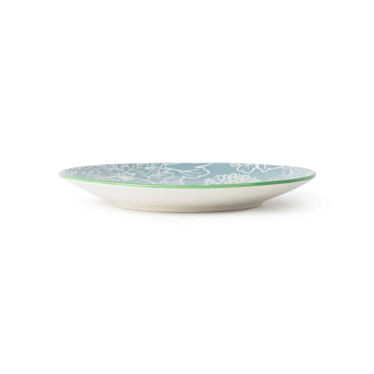 Mikasa 18cm Stoneware Small Plate - Grey Floral - Image 3