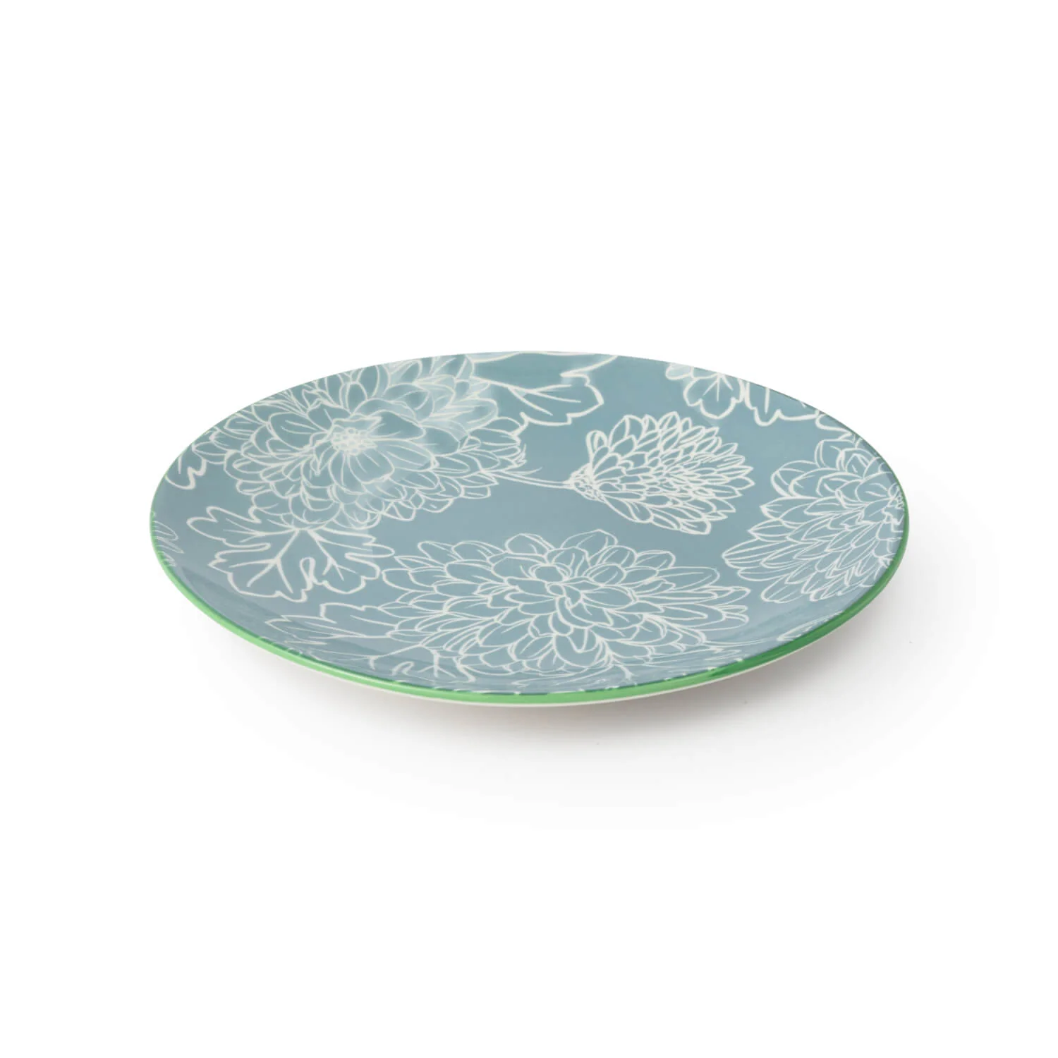 Mikasa 18cm Stoneware Small Plate - Grey Floral - Image 4