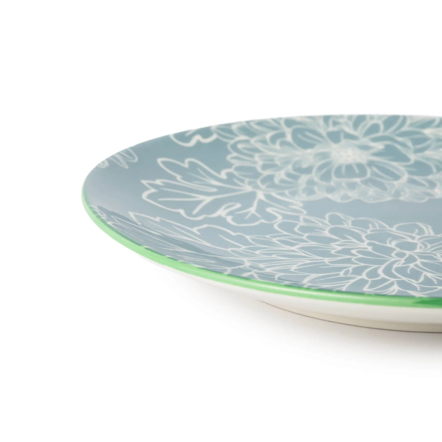 Mikasa 18cm Stoneware Small Plate - Grey Floral - Image 5