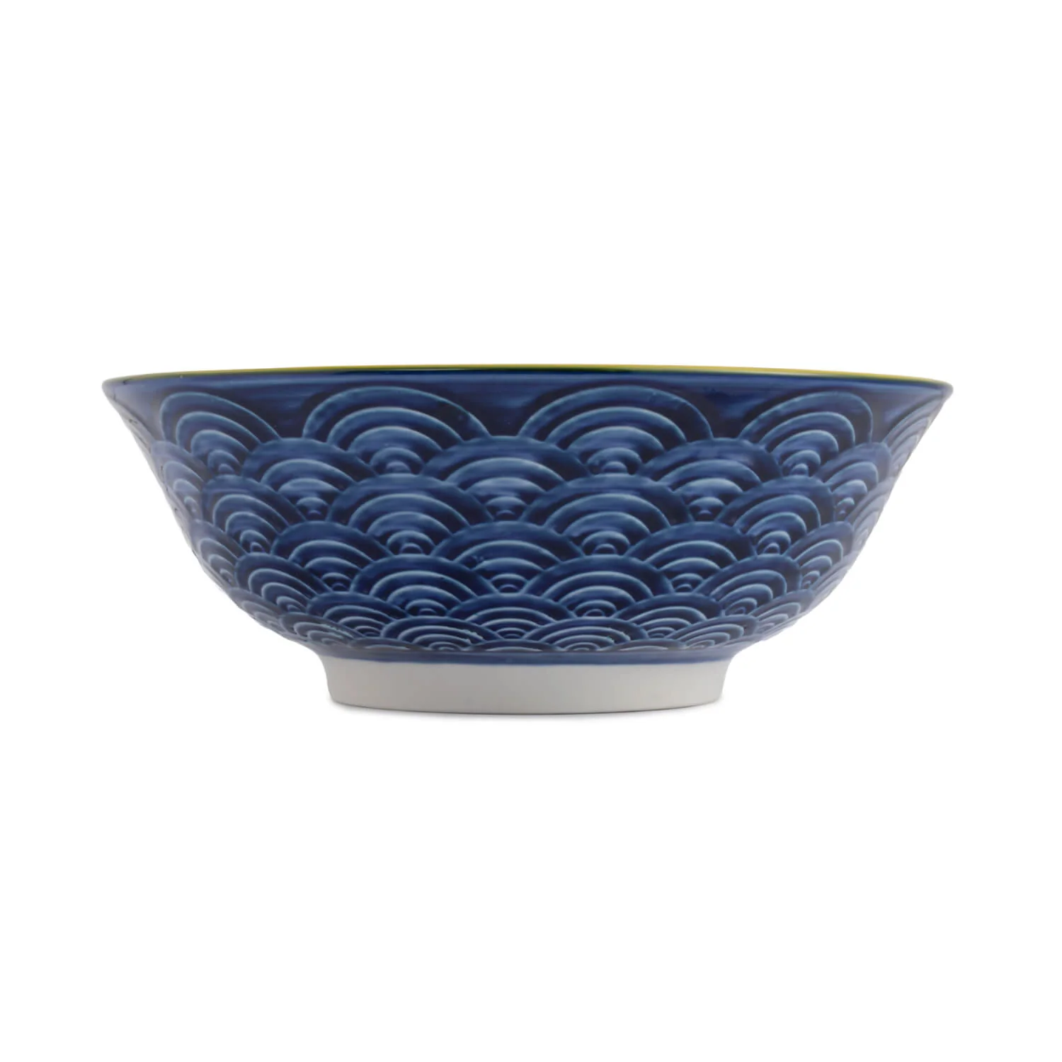 Mikasa 21cm Stoneware Ramen Bowl - Blue/Red Arc - Image 2