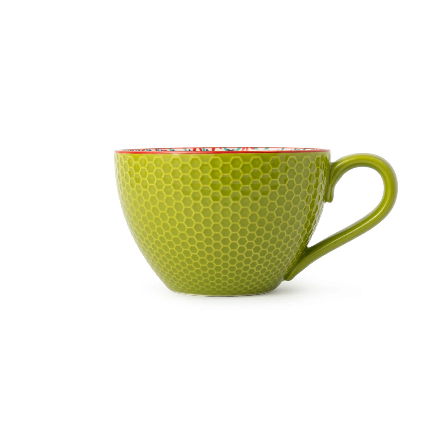 Mikasa Stoneware 330ml Mug - Blue/Green Geometric - Image 2