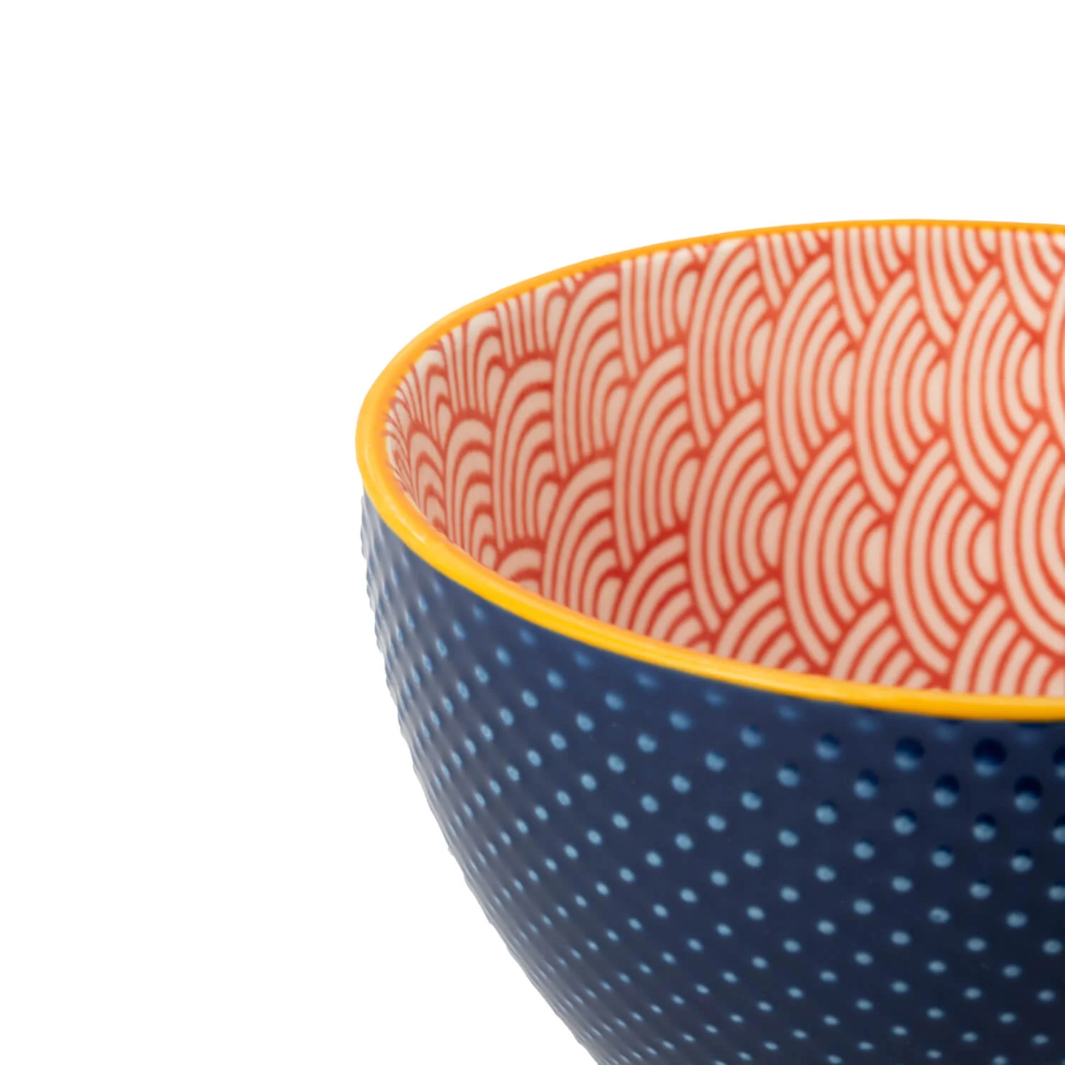 Mikasa Stoneware 330ml Mug - Blue/Red Arc - Image 5