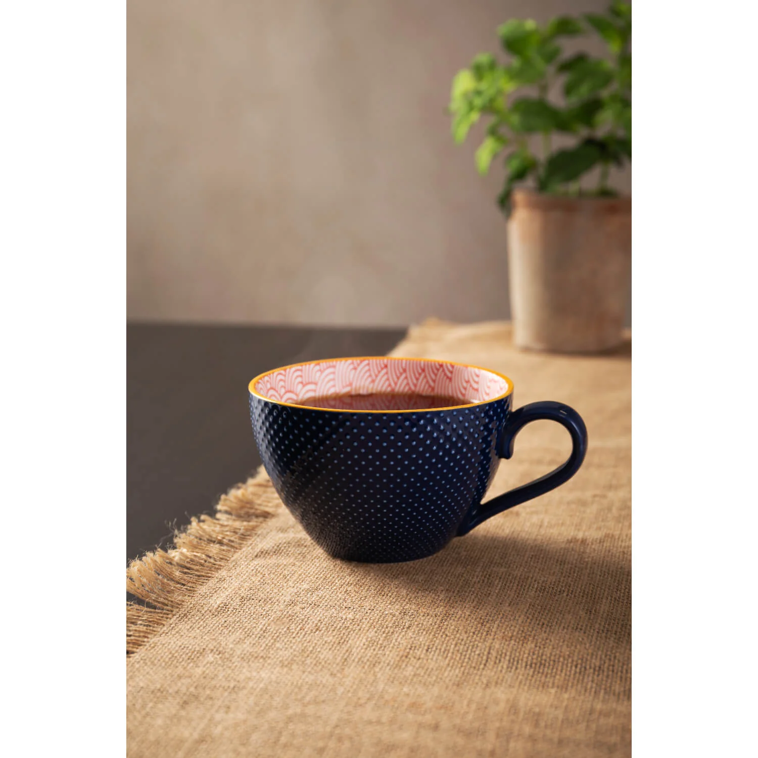 Mikasa Stoneware 330ml Mug - Blue/Red Arc - Image 7