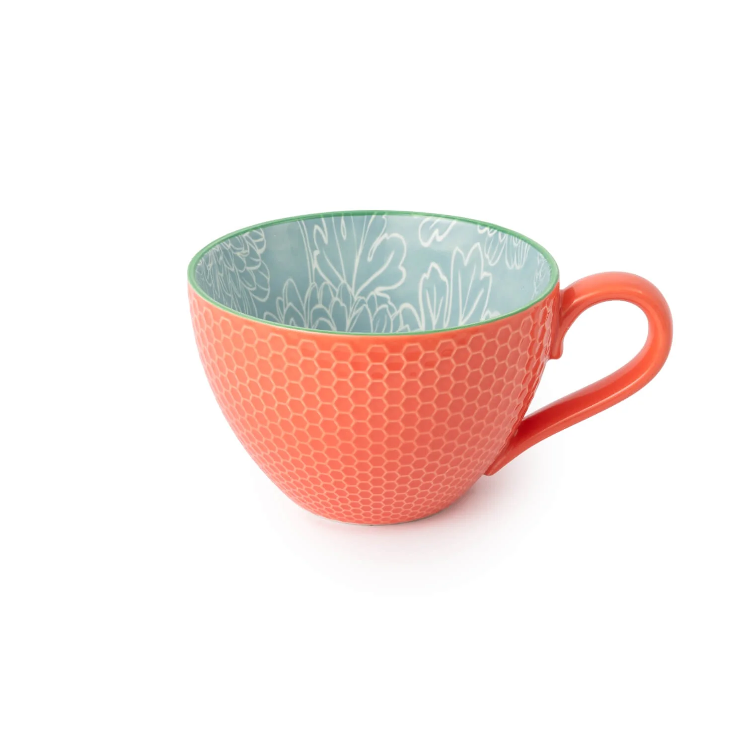 Mikasa Stoneware 330ml Mug - Grey Floral