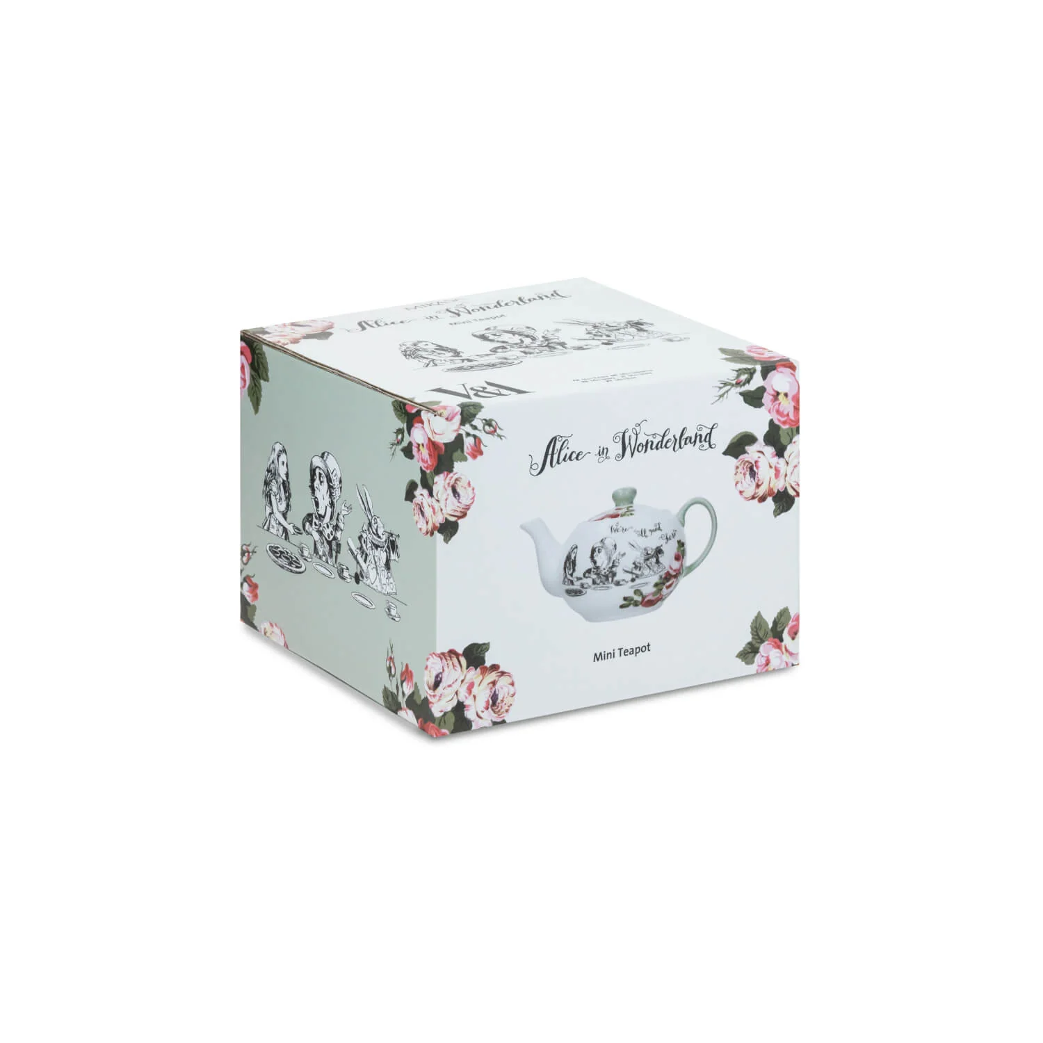 Mikasa V&A Alice In Wonderland Bone China Mini Teapot - Image 2