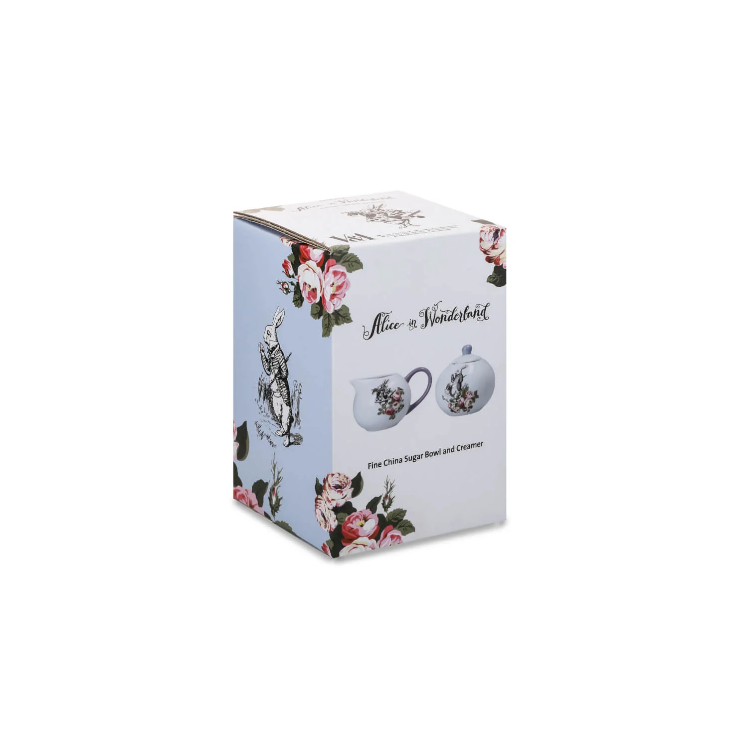 Mikasa V&A Alice In Wonderland Bone China Sugar Bowl & Creamer Set - Image 2
