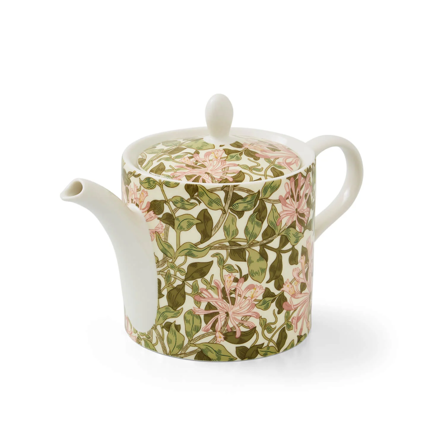 Morris & Co 4 Cup Porcelain Teapot - Honeysuckle - Image 3