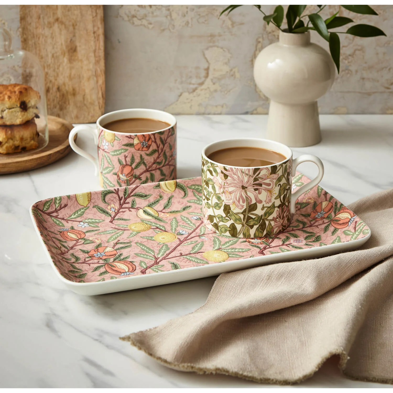 Morris & Co Porcelain Serving Tray - Fruit - Image 5
