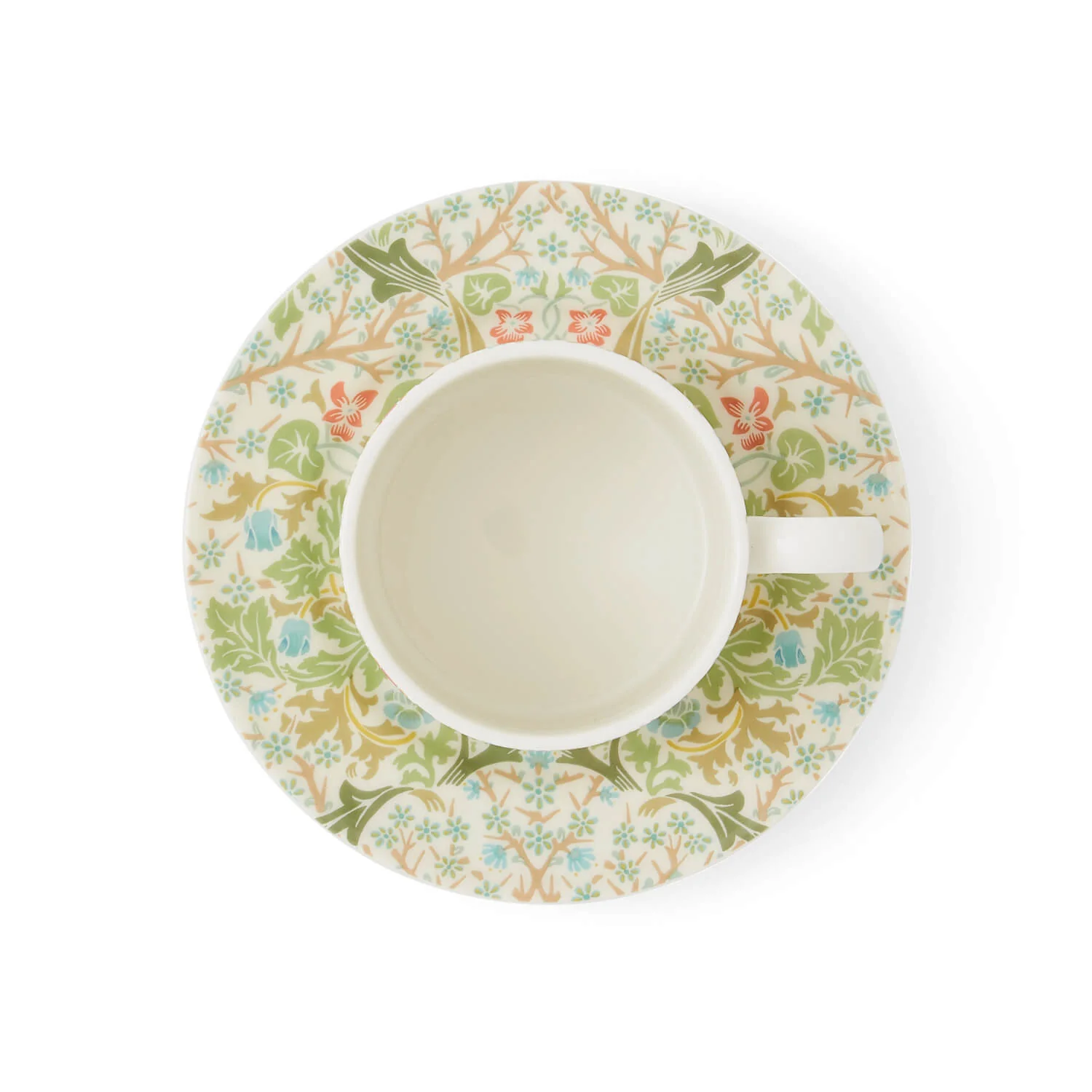 Morris & Co Porcelain Tea Cup & Saucer - Blackthorn - Image 2