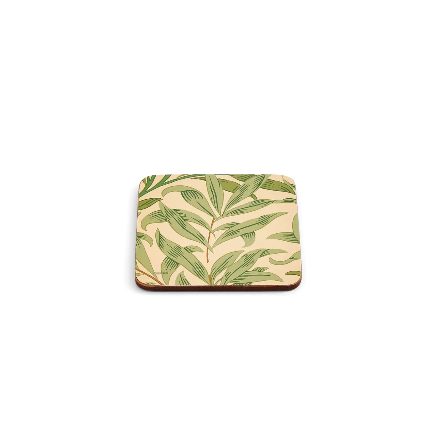 Morris & Co Willow Bough Set Of Six Coasters - Green - Image 3