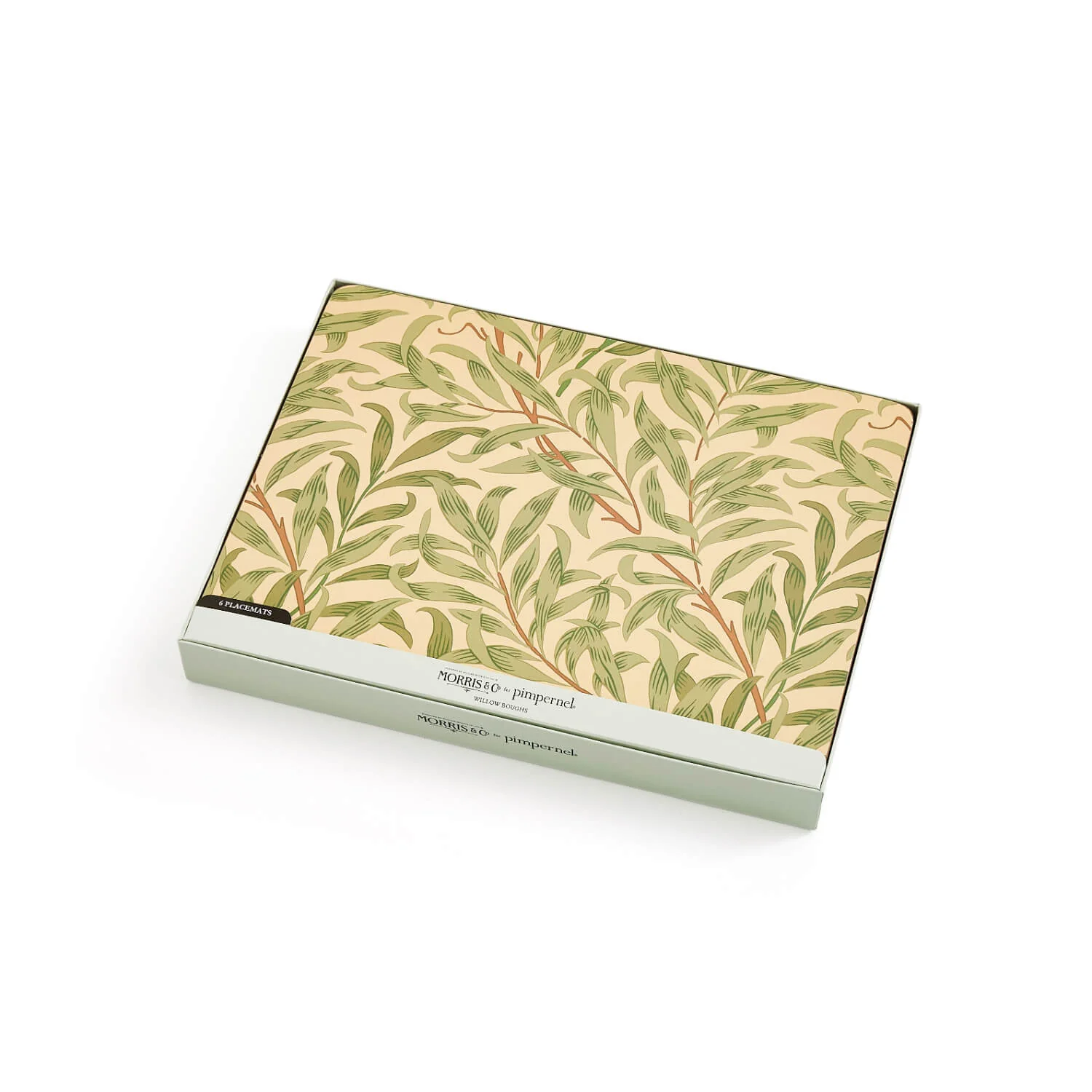 Morris & Co Willow Bough Set Of Six Placemats - Green - Image 5