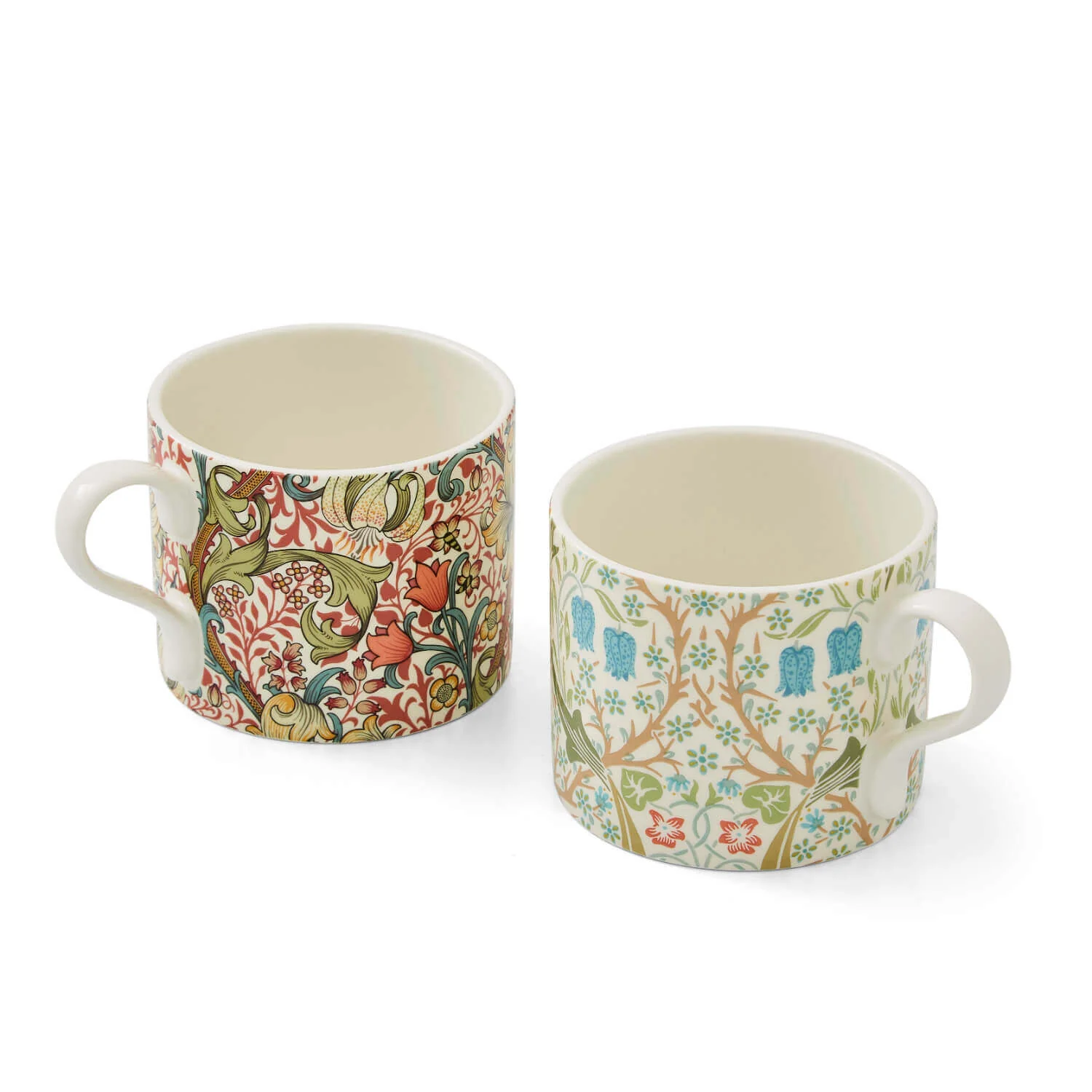 Morris & Co 2 Piece 340ml Porcelain Mug Set - Blackthorn & Lily - Image 4