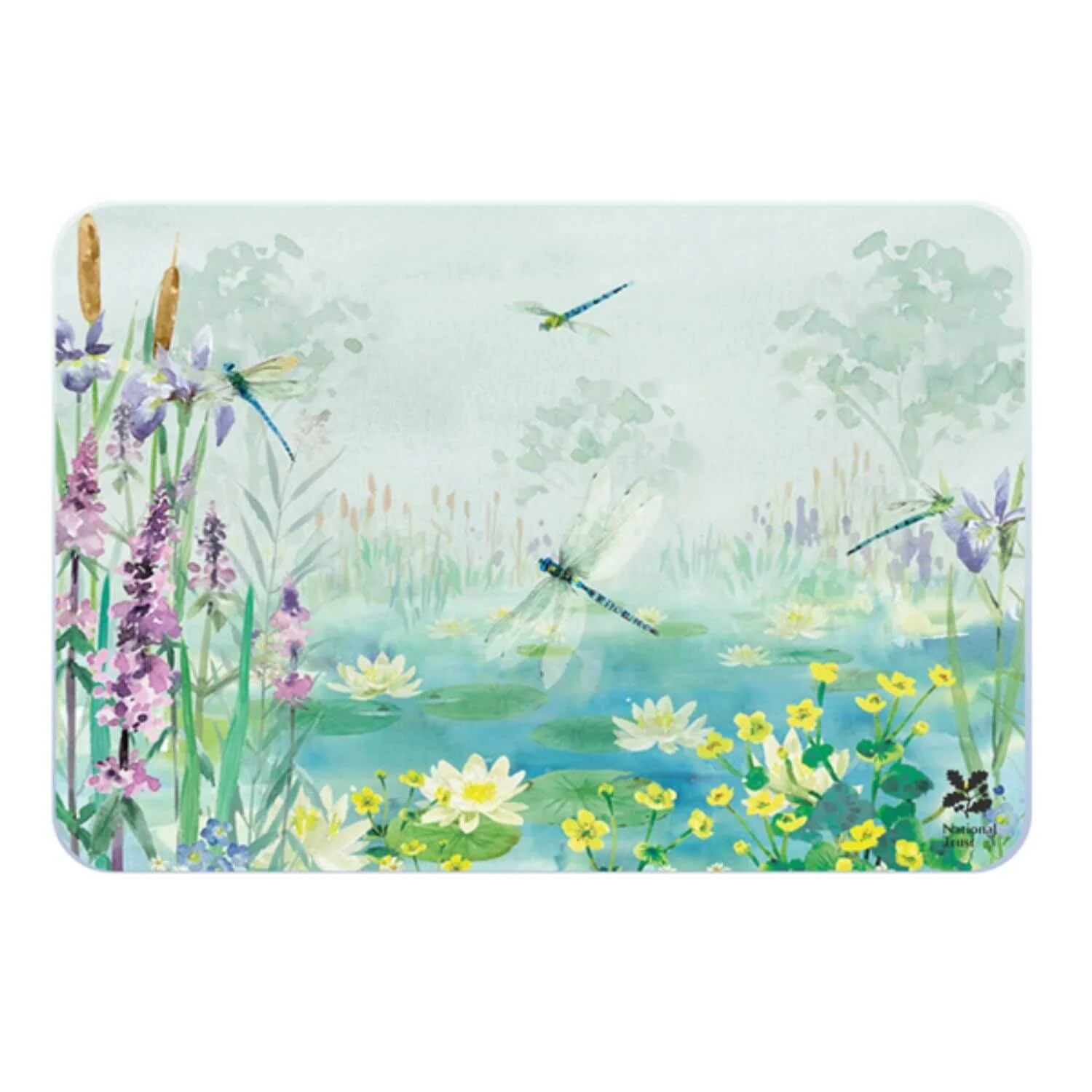 National Trust Medium Glass Workstop Saver - Dragonfly