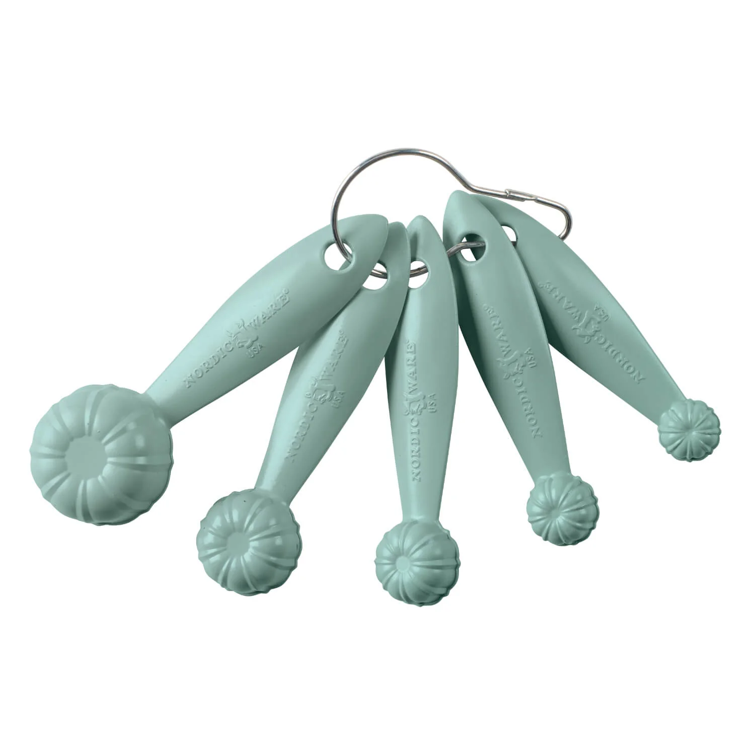 Nordic Ware Bundt Set of 5 Measuring Spoons - Sea Glass - Image 2