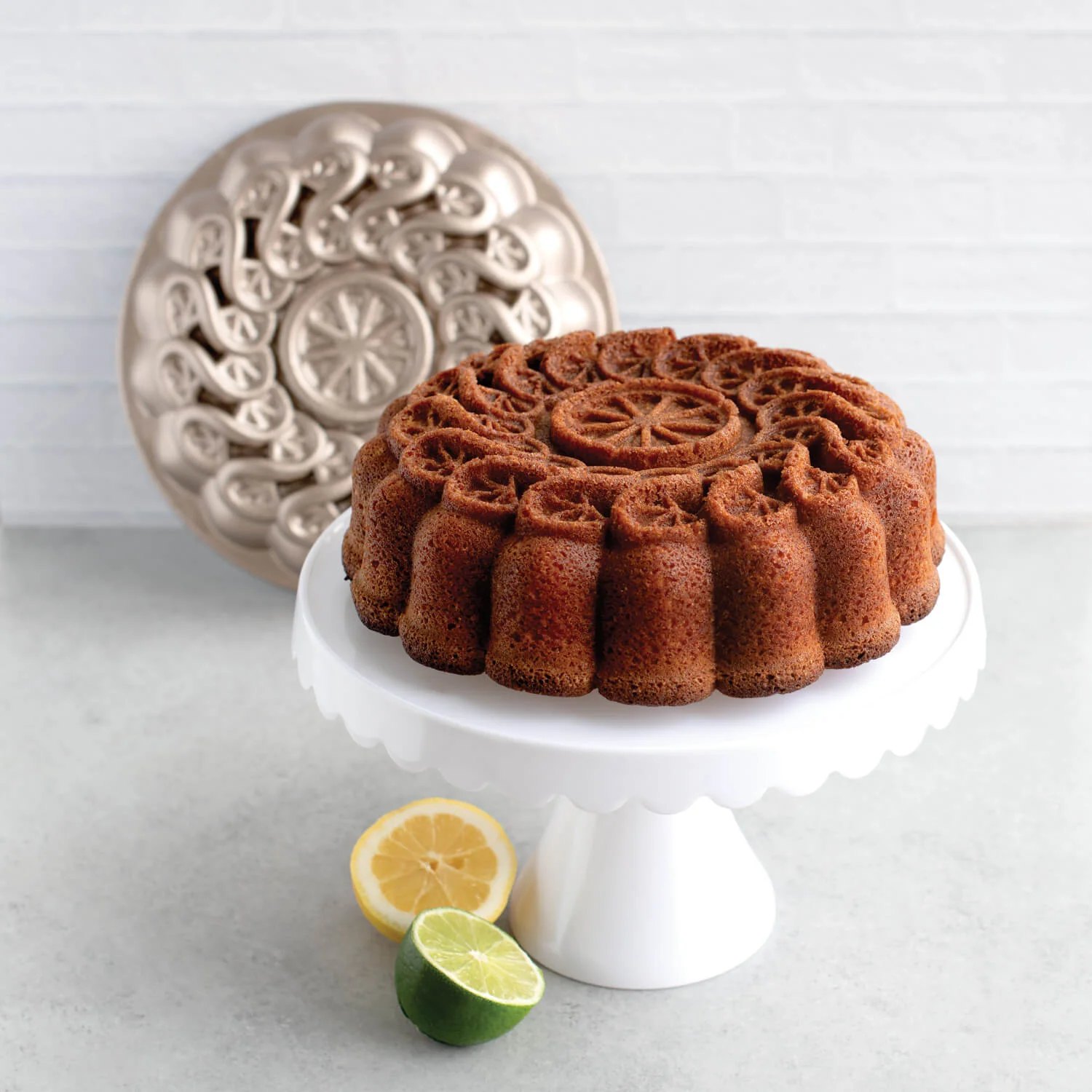 Nordic Ware Citrus Twist Cake Pan - Toffee - Image 3