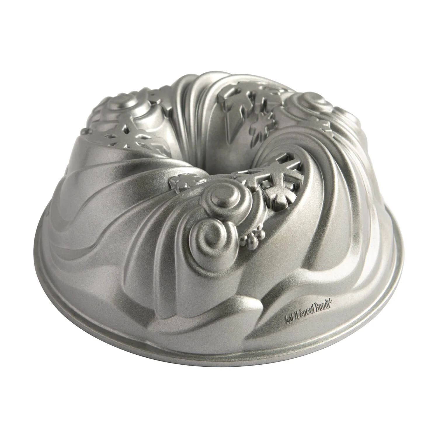 Nordic Ware Let It Snow Bundt Pan - Silver