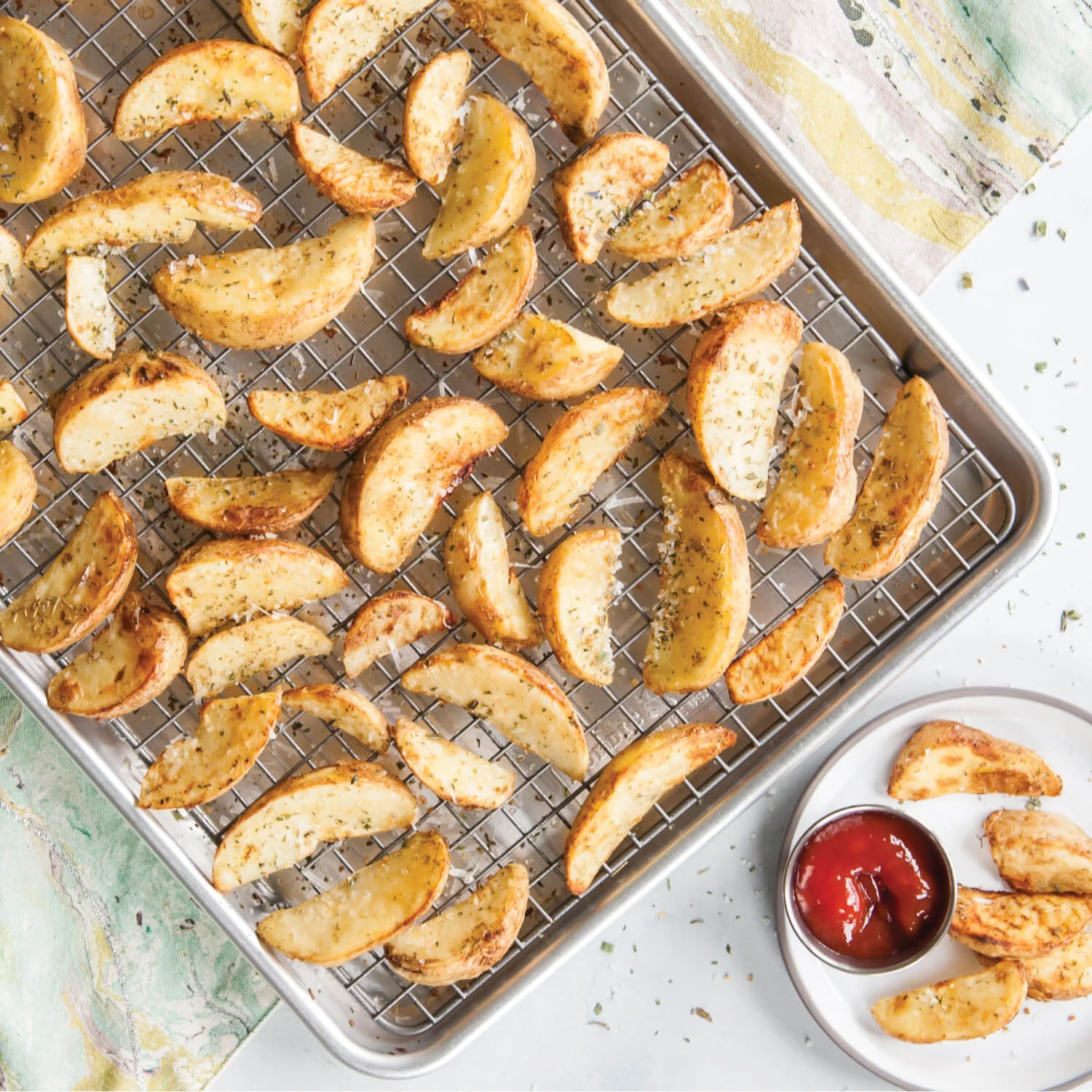 Nordic Ware NaturalsĀ® Half Sheet With Oven Grid - Image 2