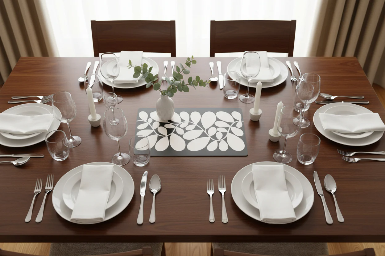 Orla Kiely Set Of 2 Centre Tablemats - Sycamore Stripe - Image 3