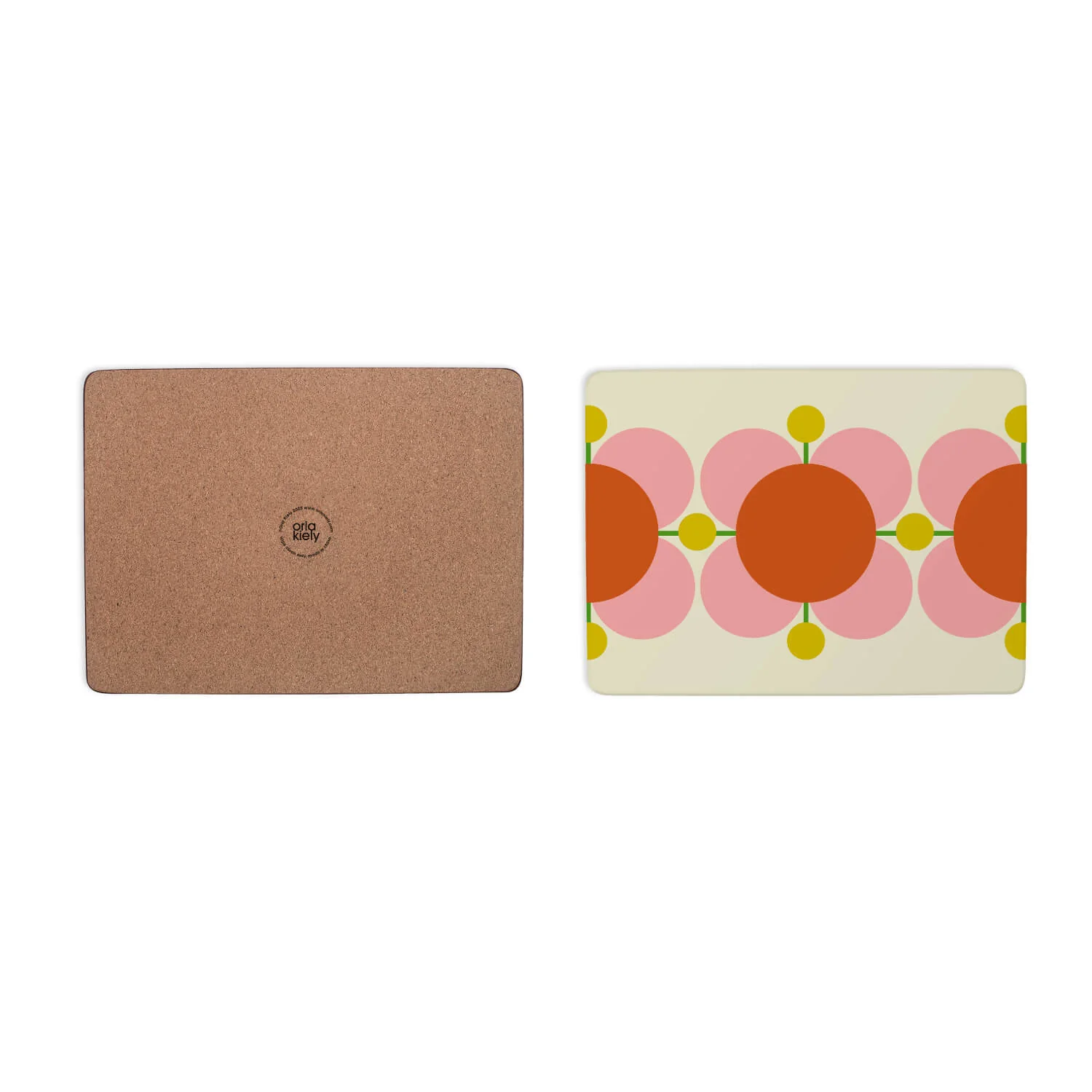 Orla Kiely Set Of 6 Placemats - Atomic Flower - Image 3