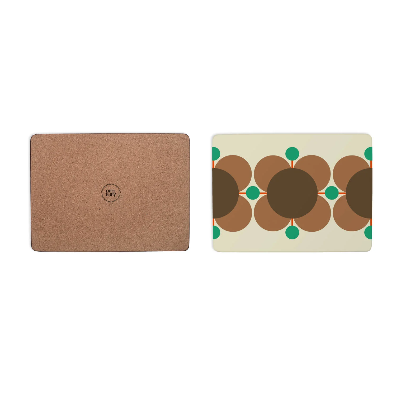 Orla Kiely Set Of 6 Placemats - Atomic Flower - Image 4