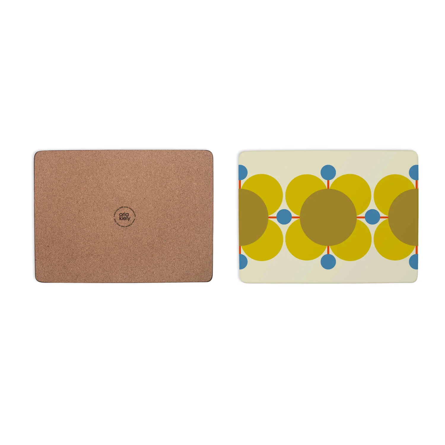 Orla Kiely Set Of 6 Placemats - Atomic Flower - Image 5