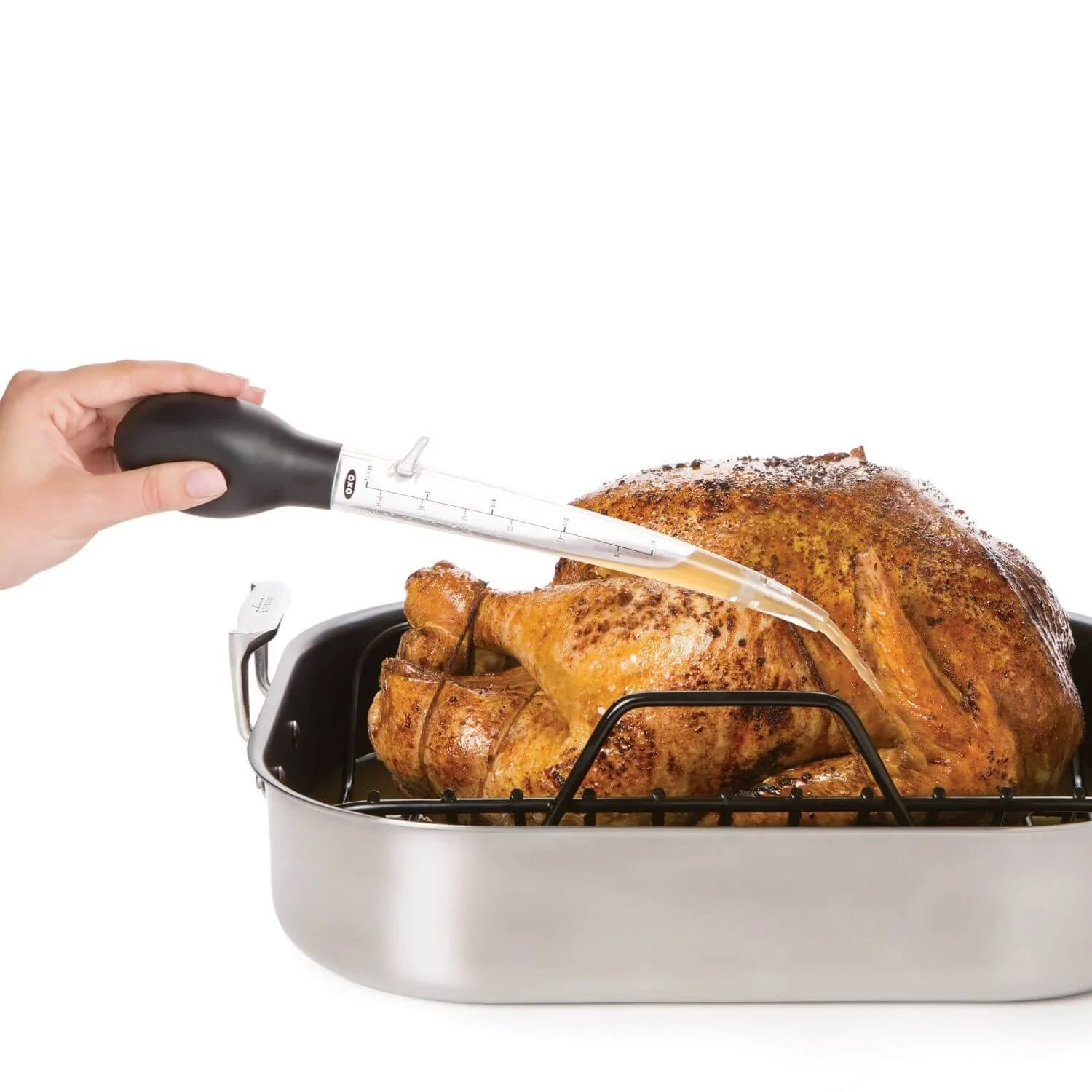 OXO Good Grips Angled Baster With Cleaning Brush - Image 6