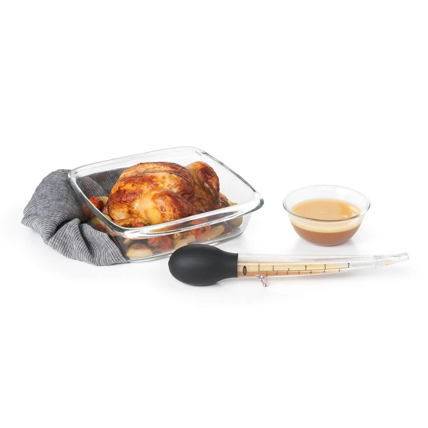 OXO Good Grips Angled Baster With Cleaning Brush - Image 7