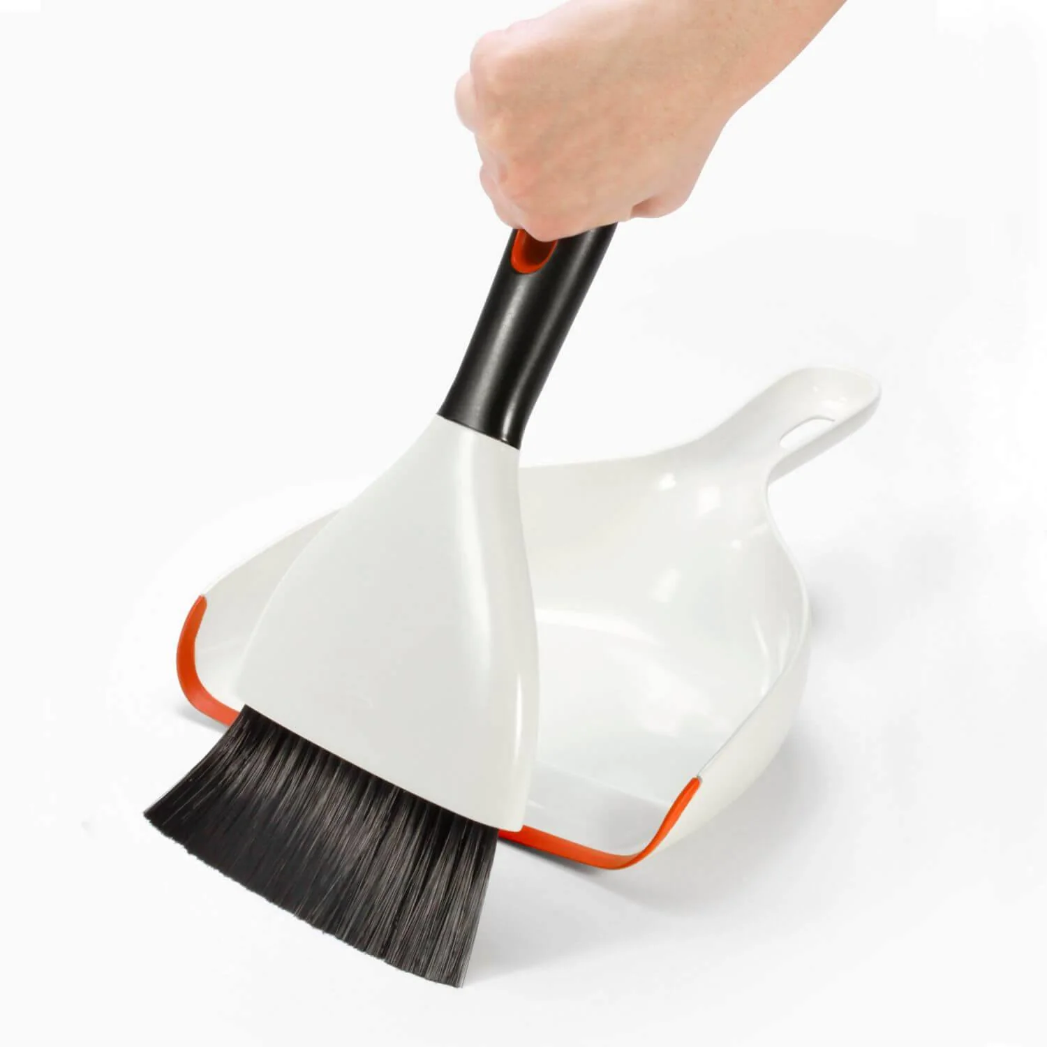 OXO Good Grips Dustpan & Brush Set - White - Image 3