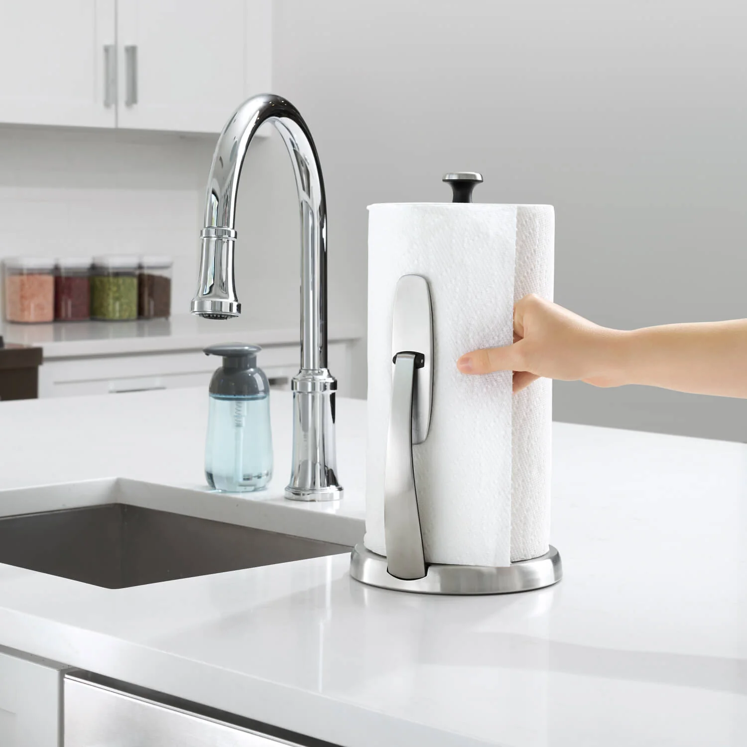 OXO Good Grips SimplyTear Paper Towel Holder - Image 7