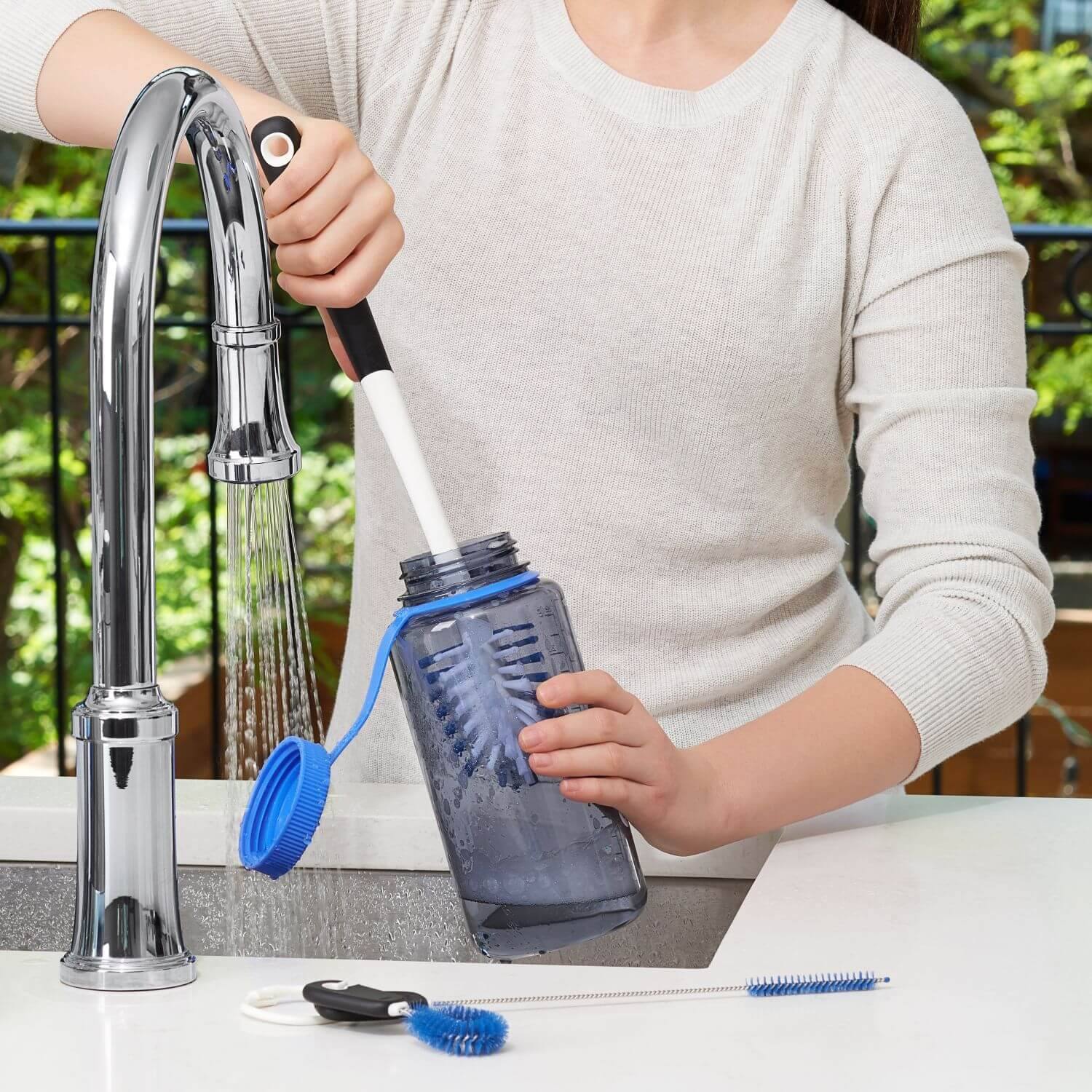 OXO Good Grips Water Bottle Cleaning Set - 3 Piece Set - Image 4