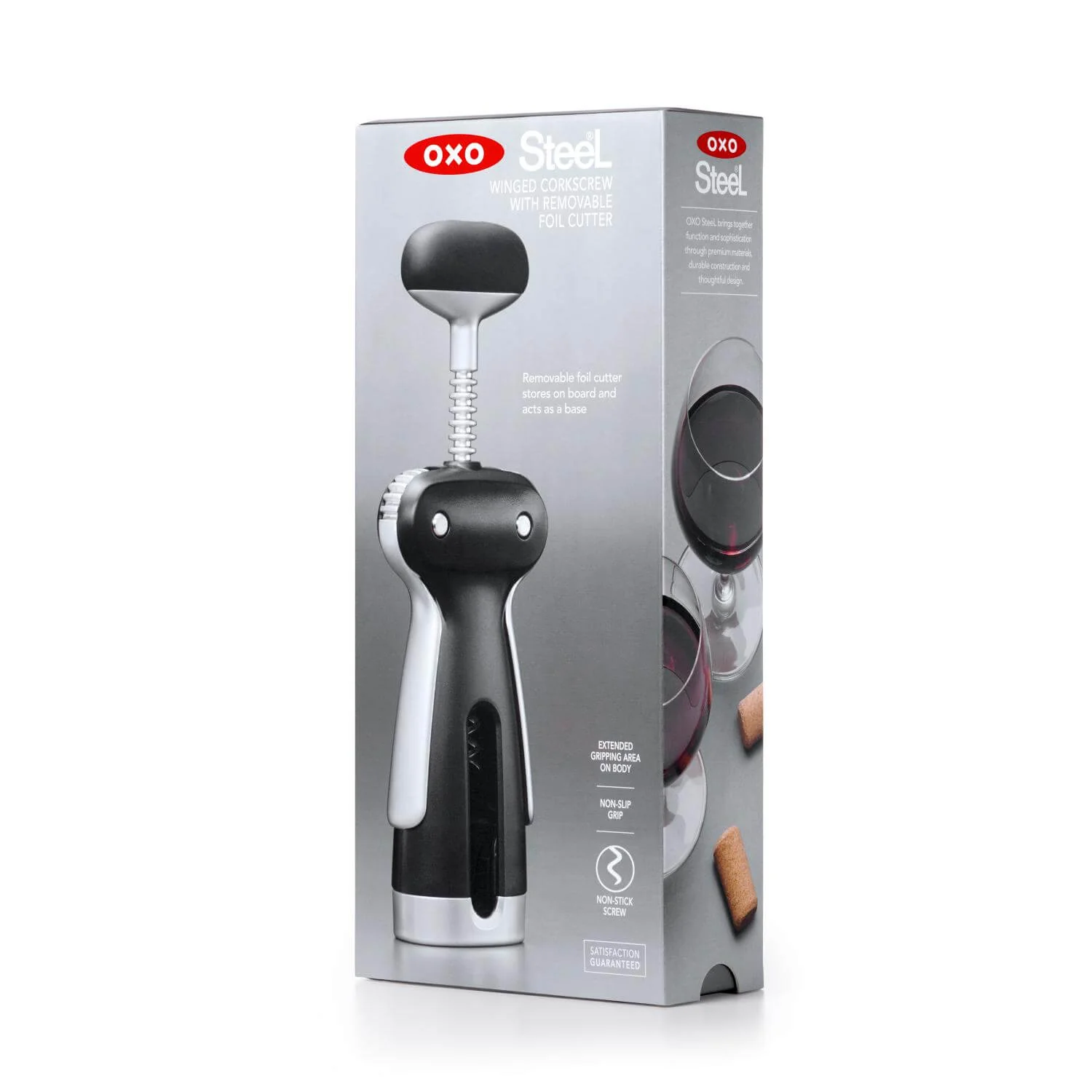 OXO Winged Corkscrew with Foil Cutter - Image 4