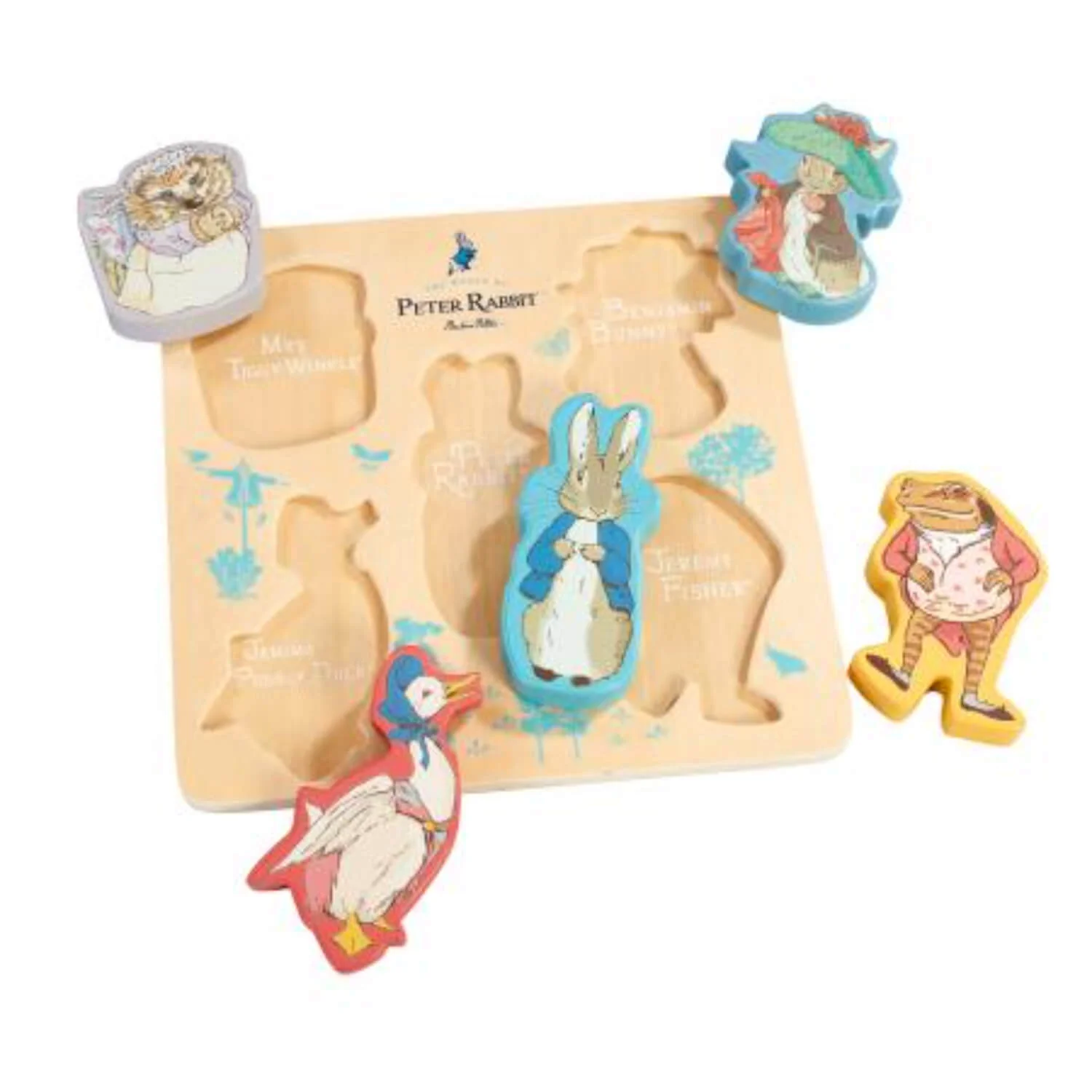 Peter Rabbit Wooden Shape Puzzle - 5-Piece - Image 2