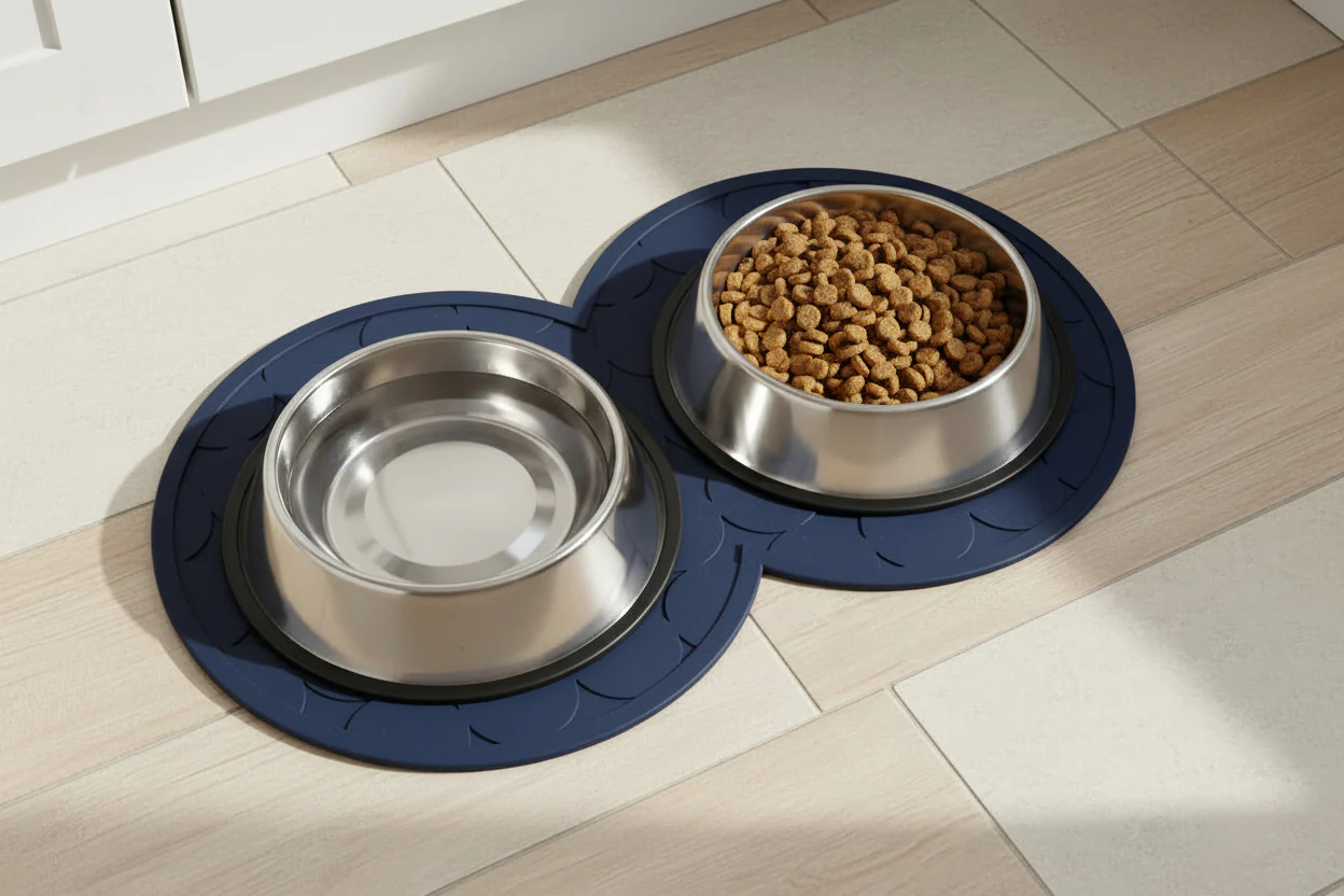 Petface Rubber Pet Placemat - Navy - Image 2