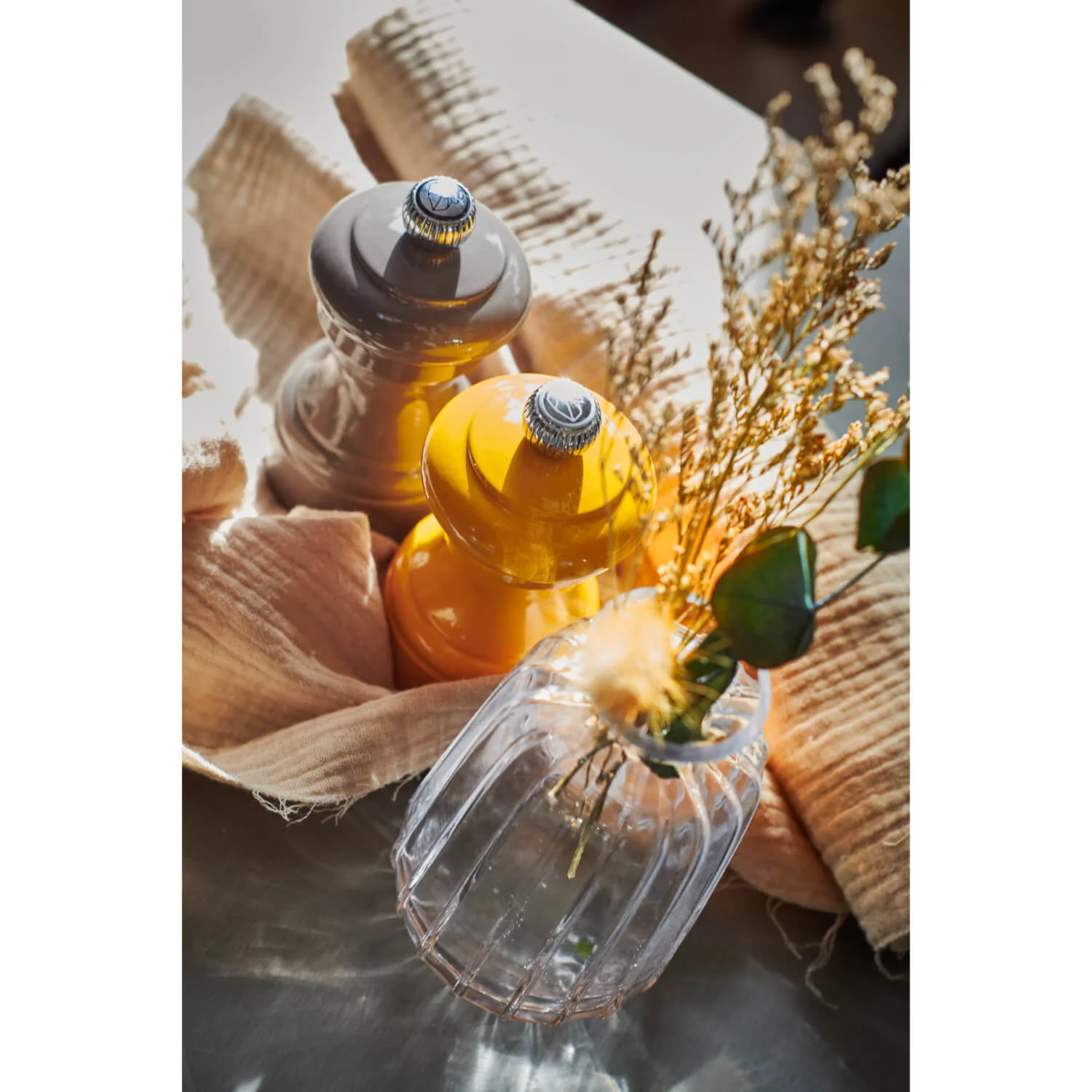 Peugeot Bistro 10cm Salt Mill - Saffron - Image 7