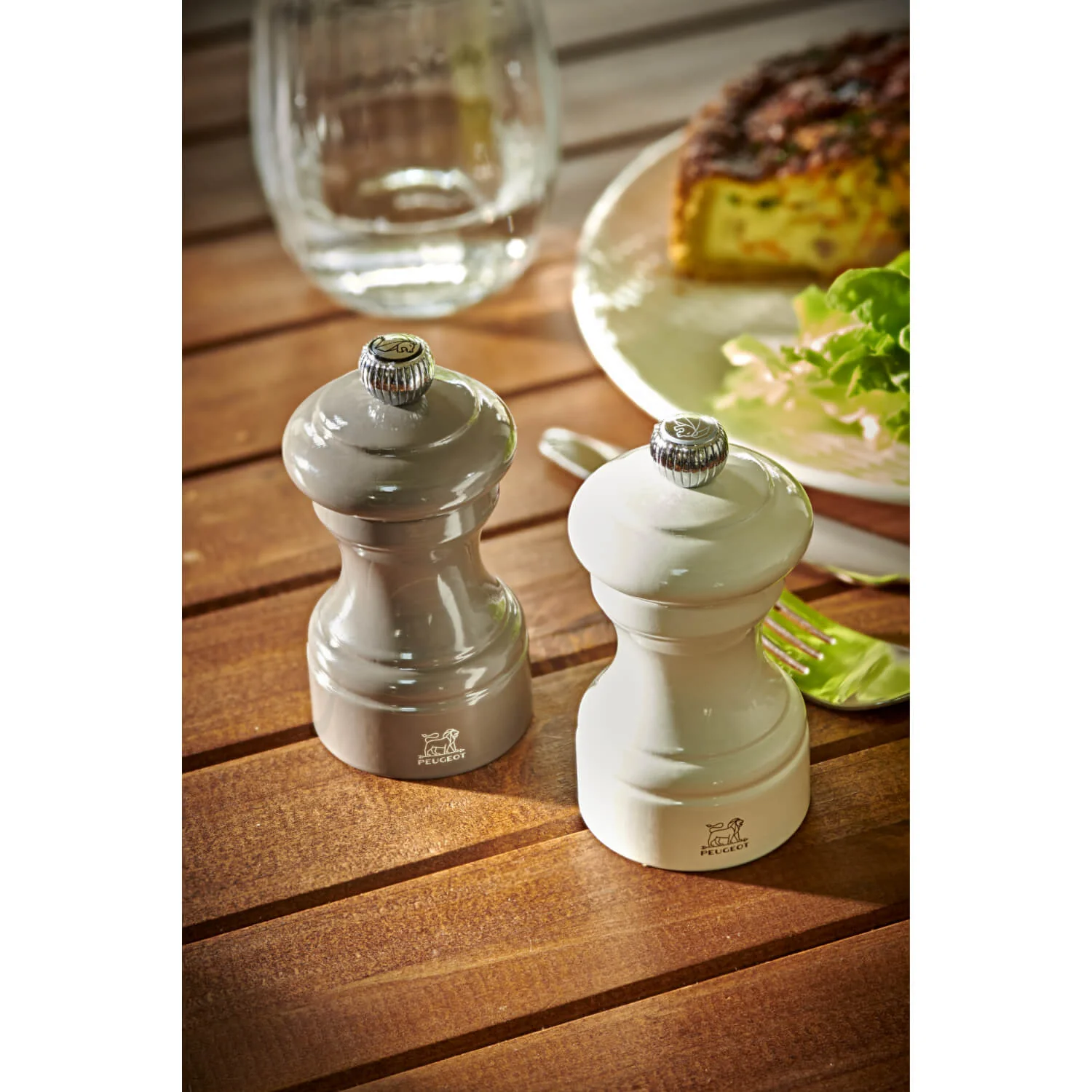 Peugeot Bistro 10cm Salt Mill - Taupe Grey - Image 7