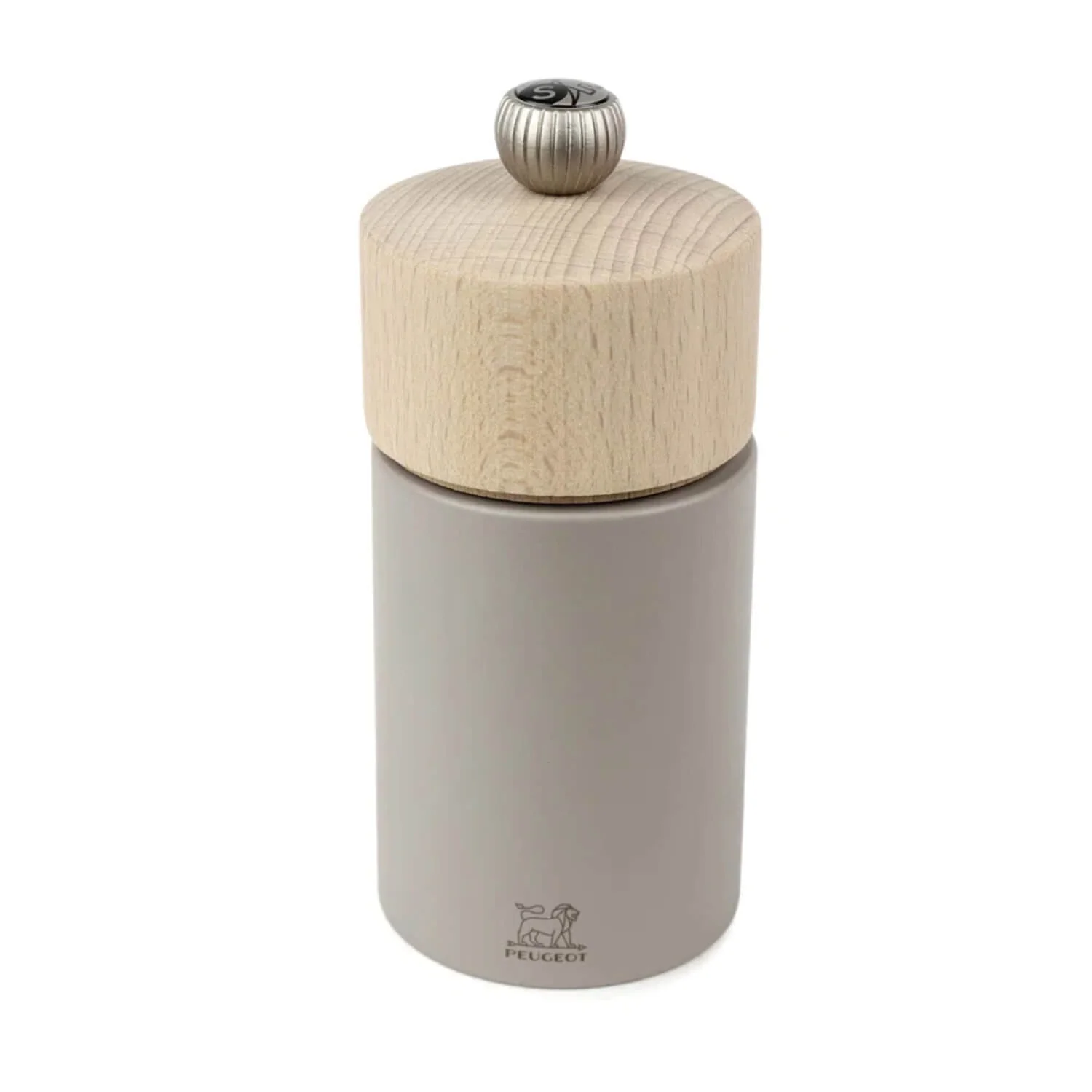 Peugeot Boreal 12cm Zirlion Salt Mill - Rock Grey