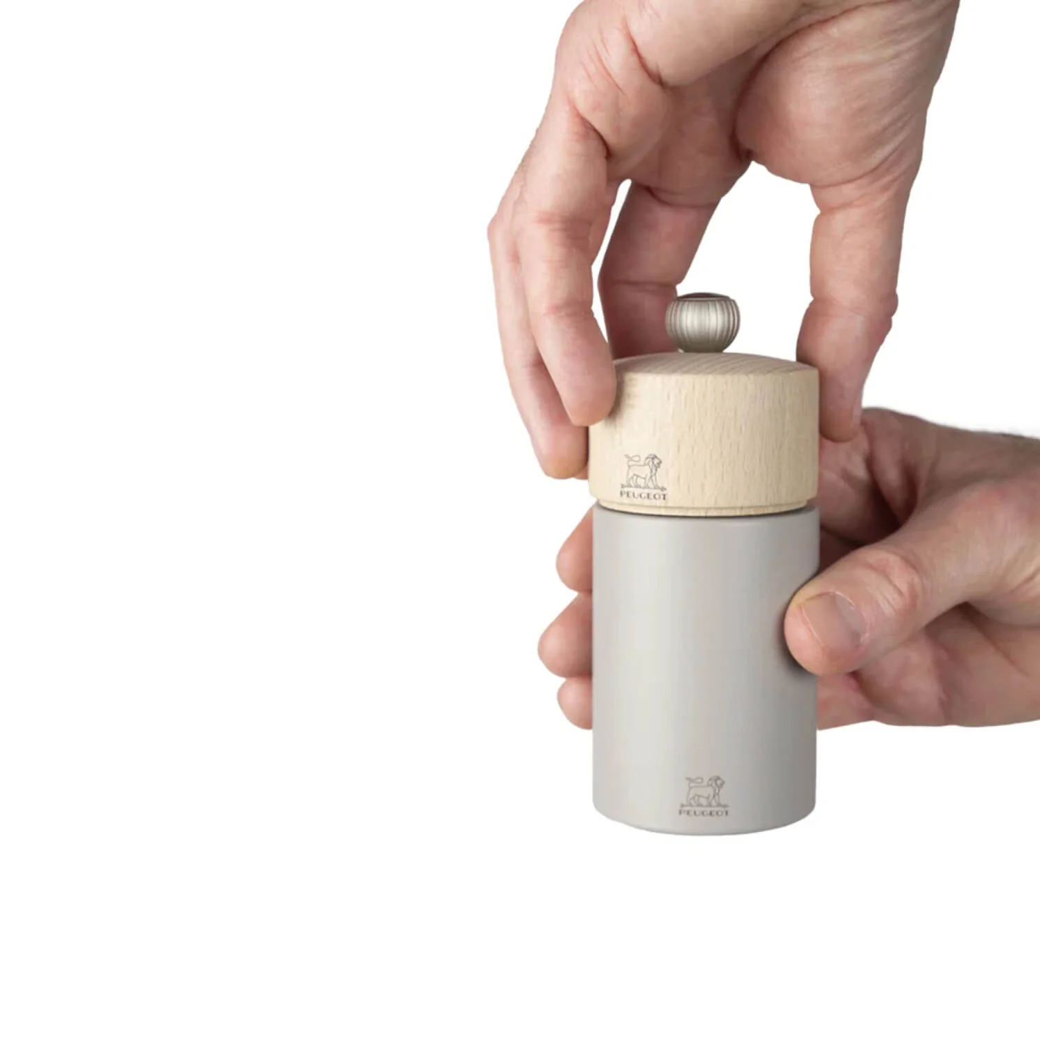 Peugeot Boreal 12cm Zirlion Salt Mill - Rock Grey - Image 3